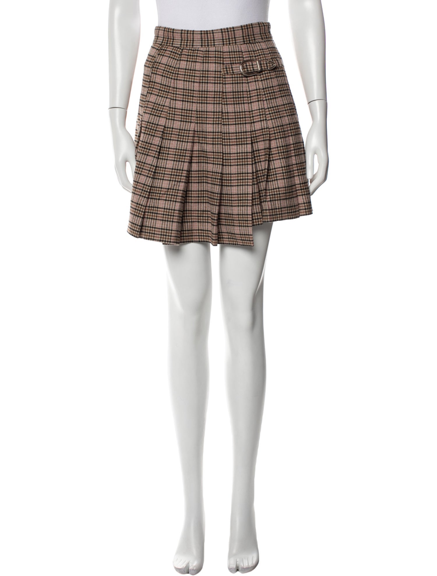 Maje Wool Mini Skirt