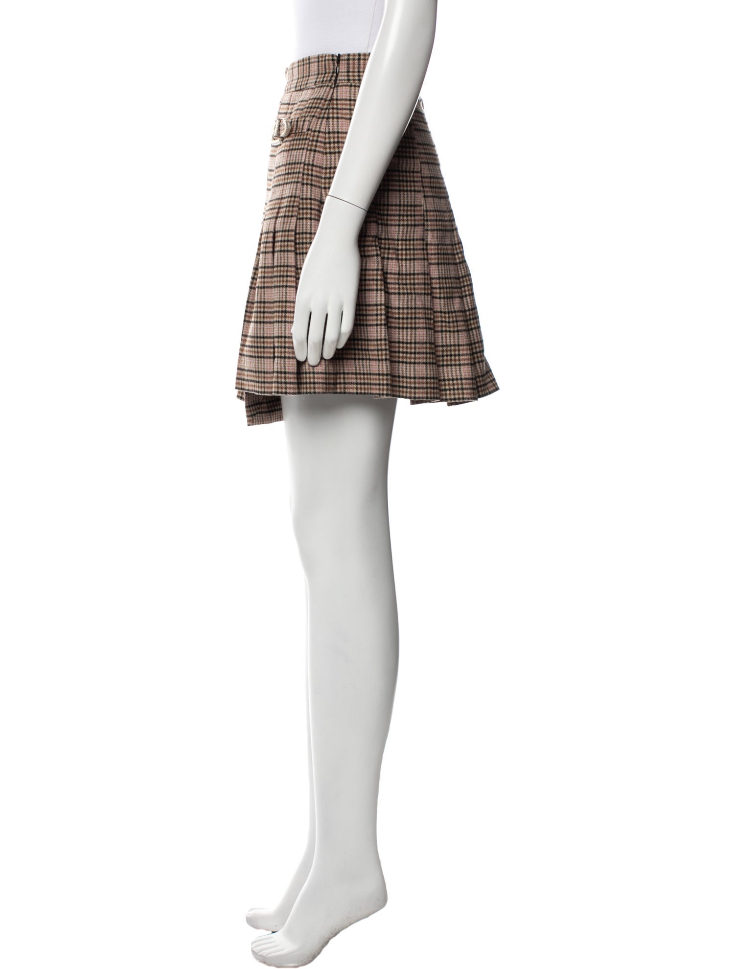 Maje Wool Mini Skirt