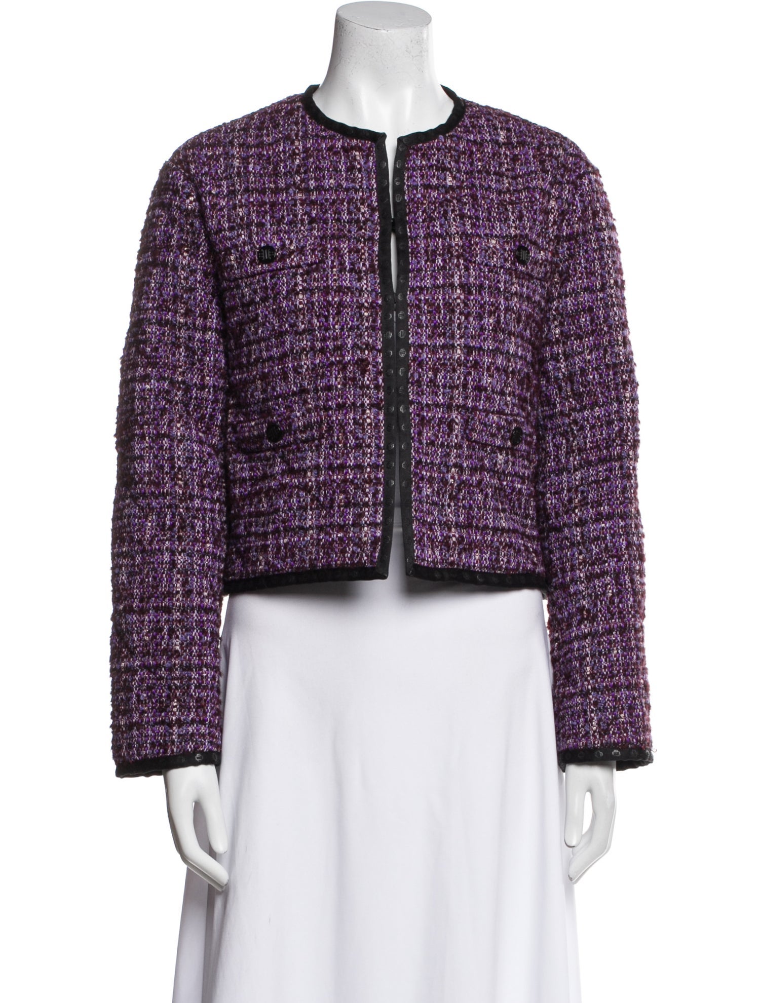 Maje Tweed Pattern Evening Jacket w/ Tags