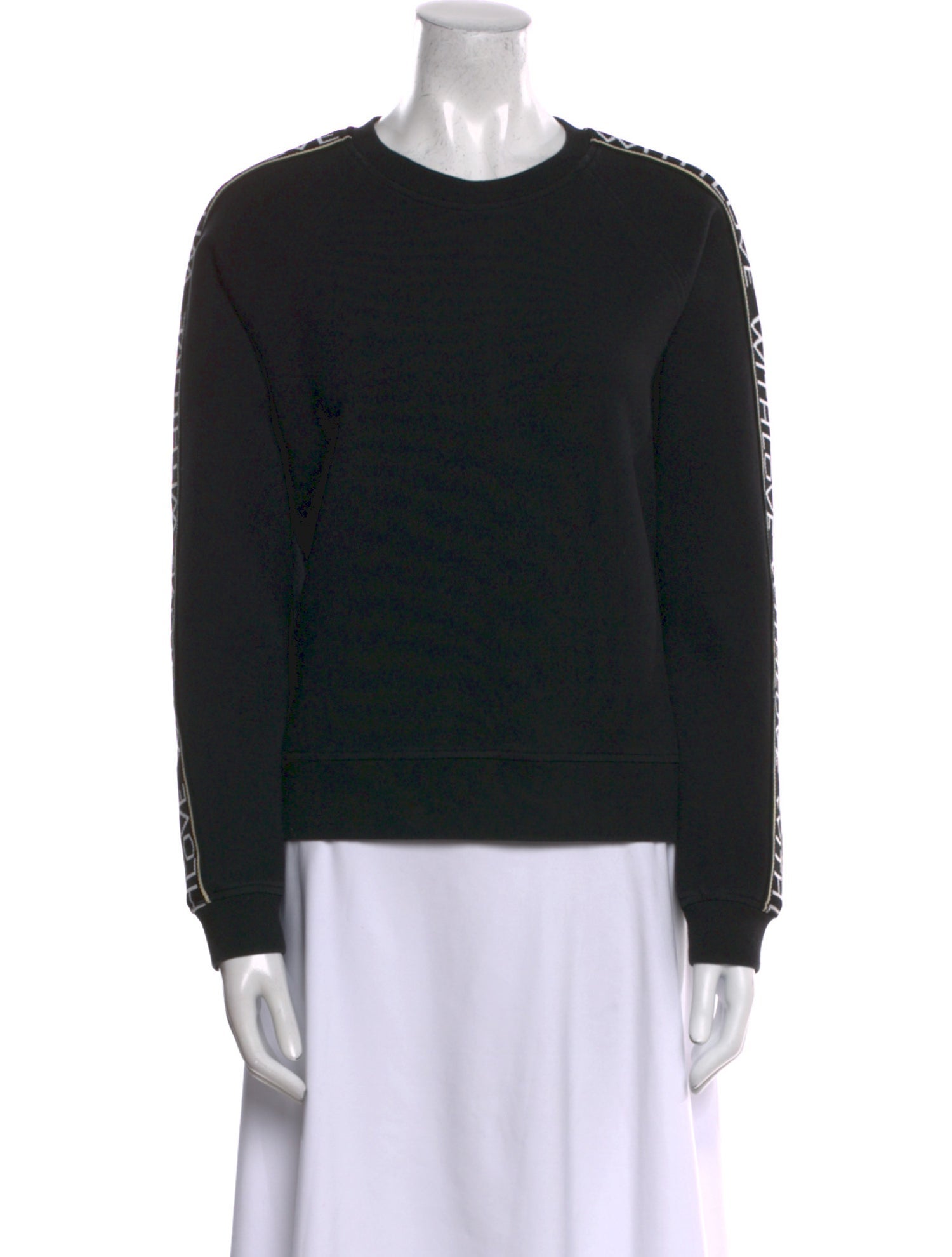 Maje Crew Neck Long Sleeve Sweatshirt