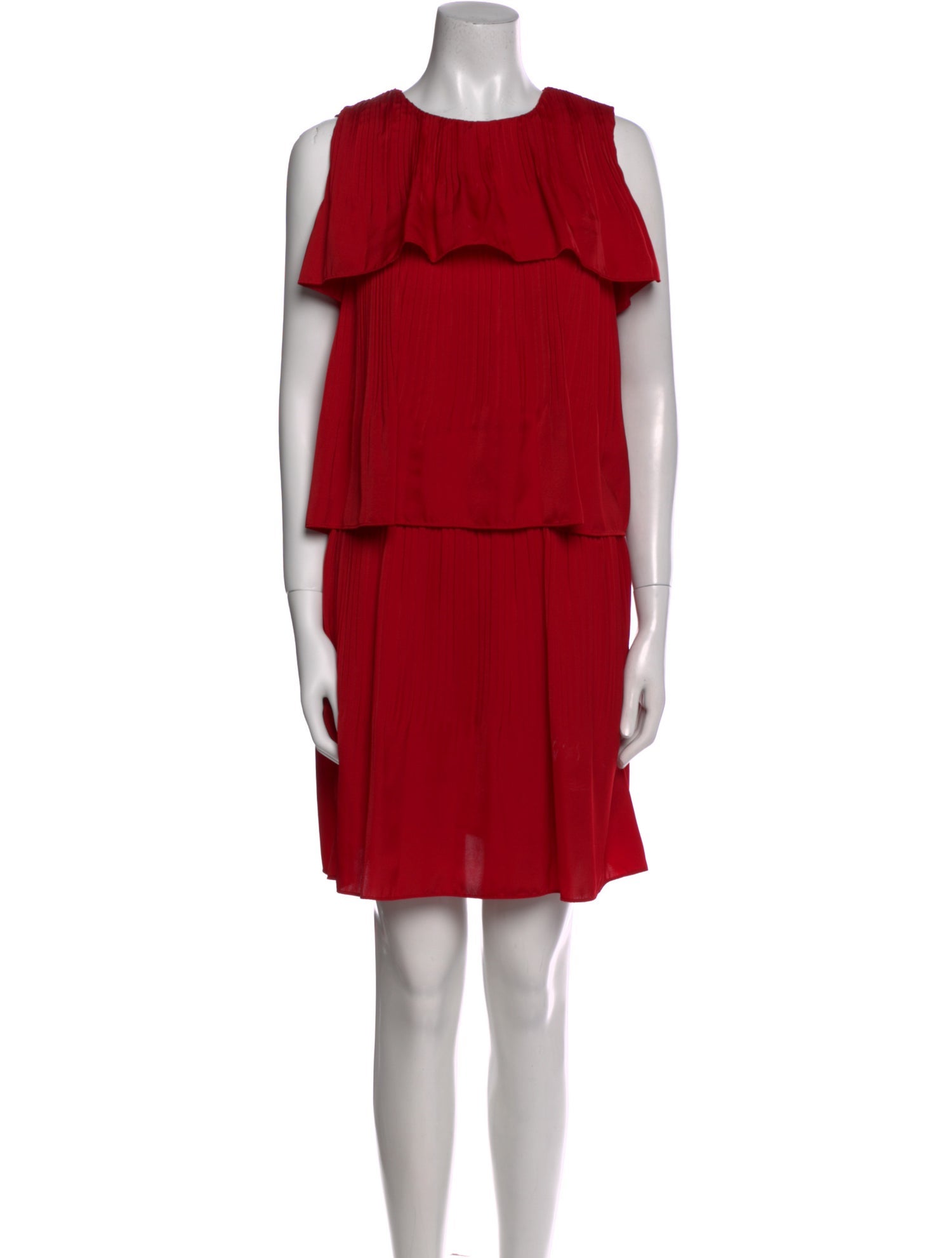 Maje Crew Neck Mini Dress