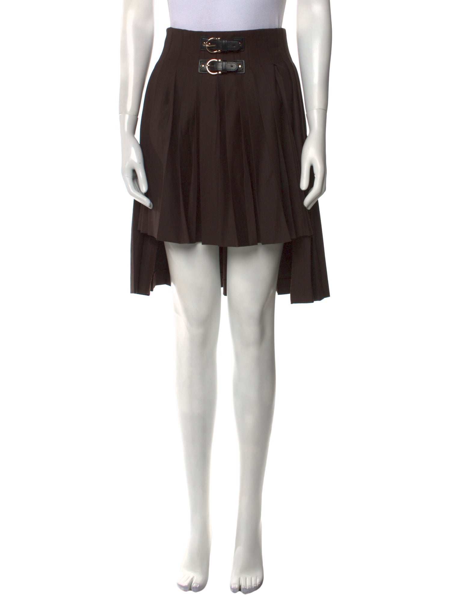 Maje Pleated Accents Knee-Length Skirt w/ Tags