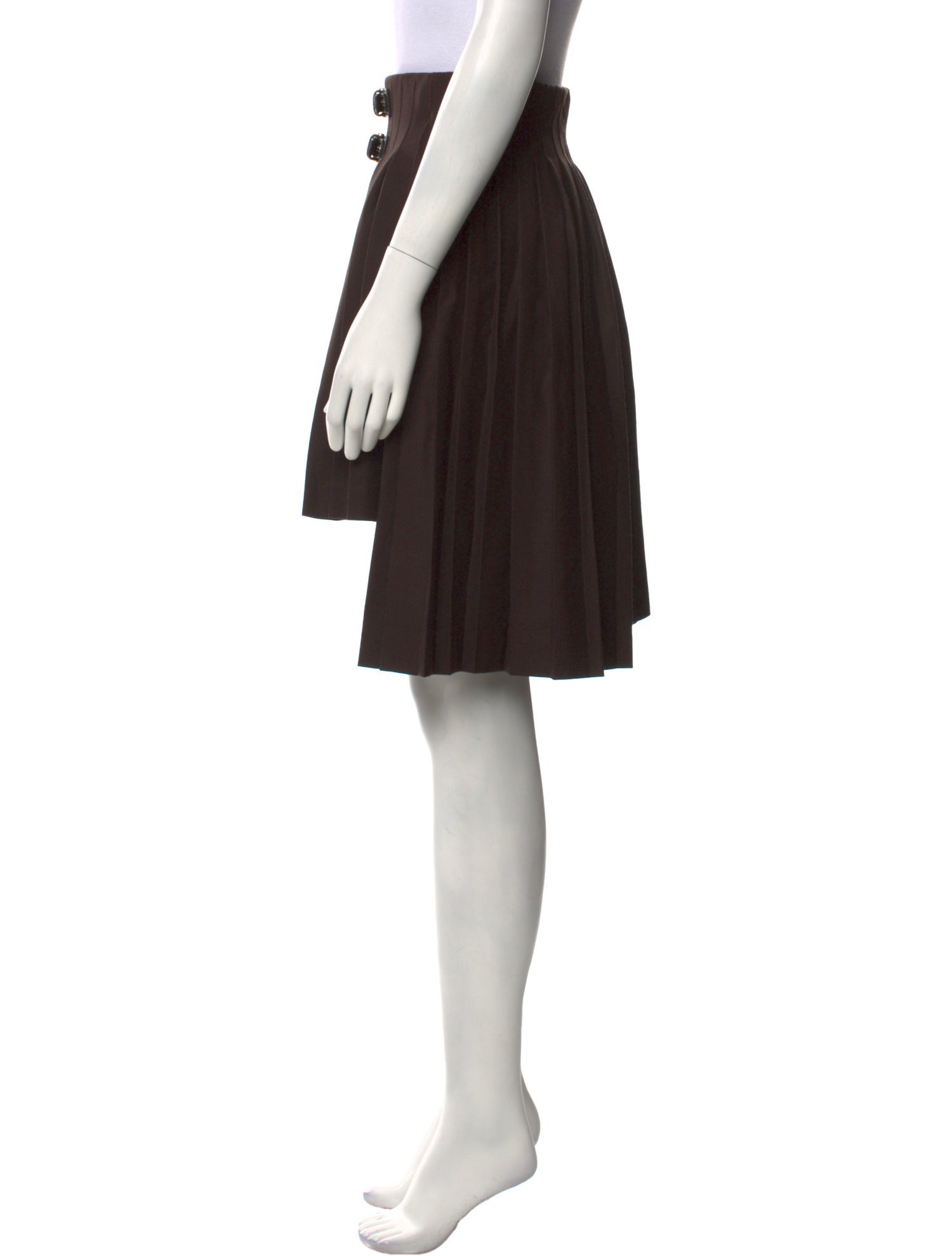 Maje Pleated Accents Knee-Length Skirt w/ Tags