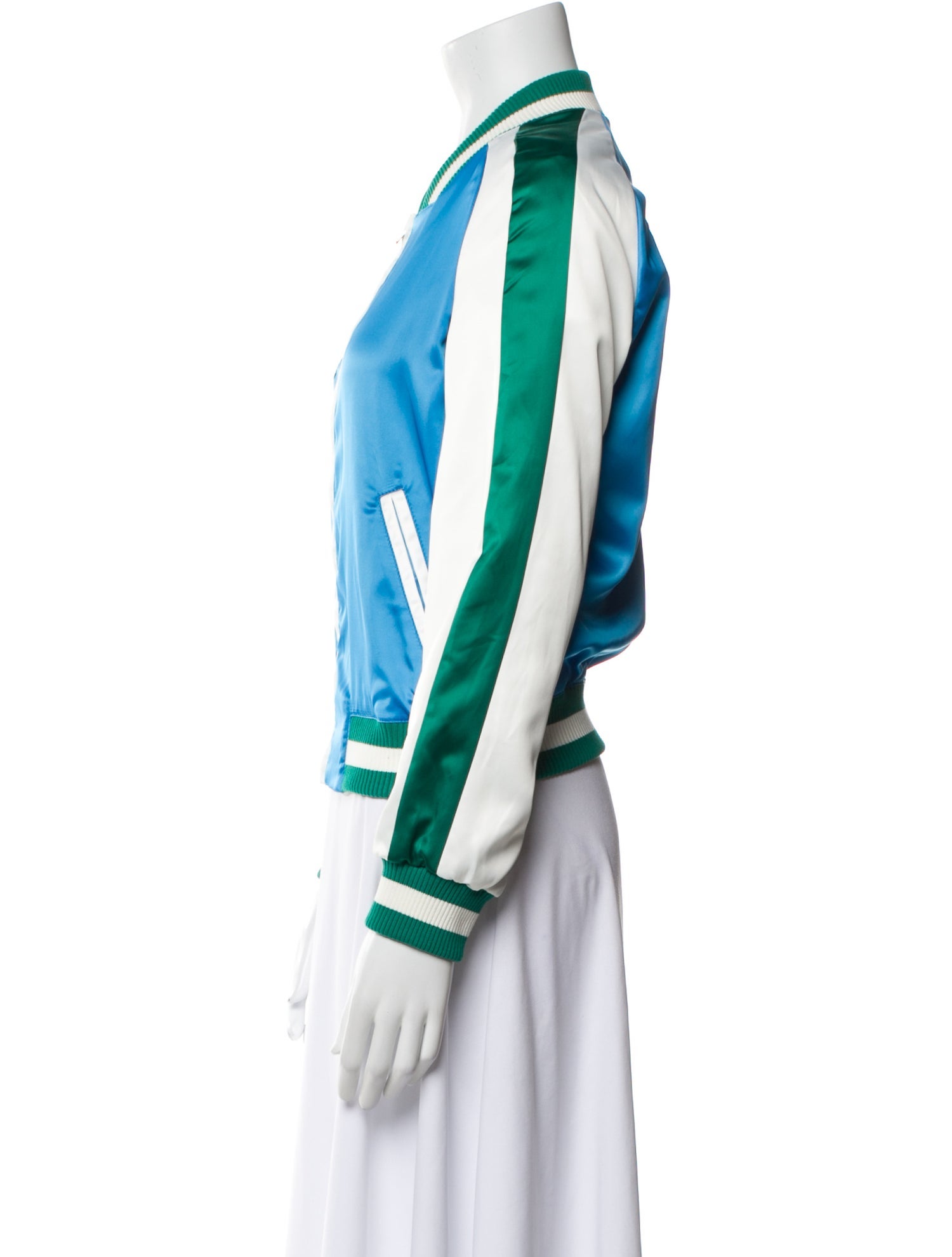 Maje Striped Bomber Jacket w/ Tags