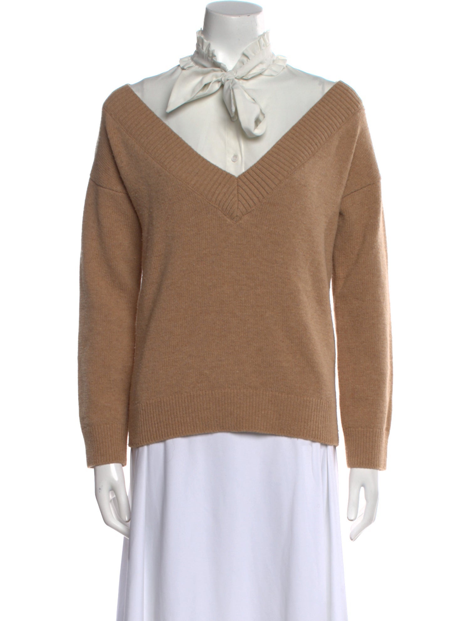 Maje Wool V-Neck Sweater