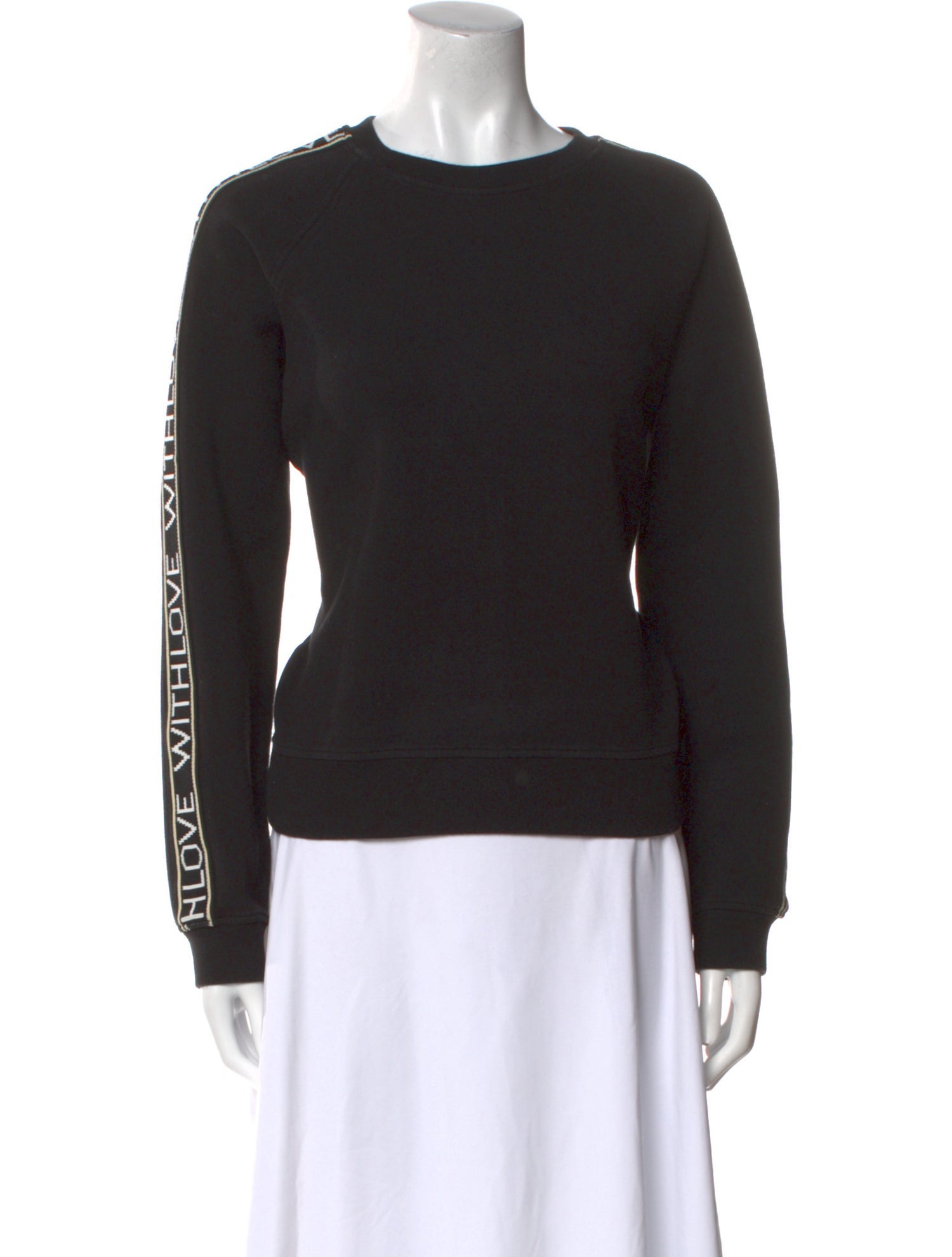 Maje Crew Neck Long Sleeve Sweatshirt