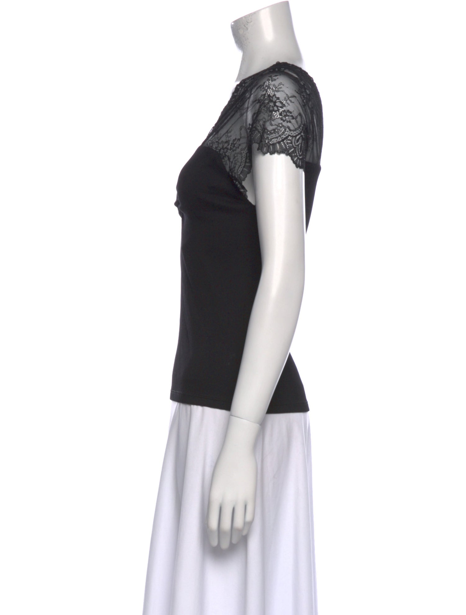 Maje V-Neck Short Sleeve Top w/ Tags