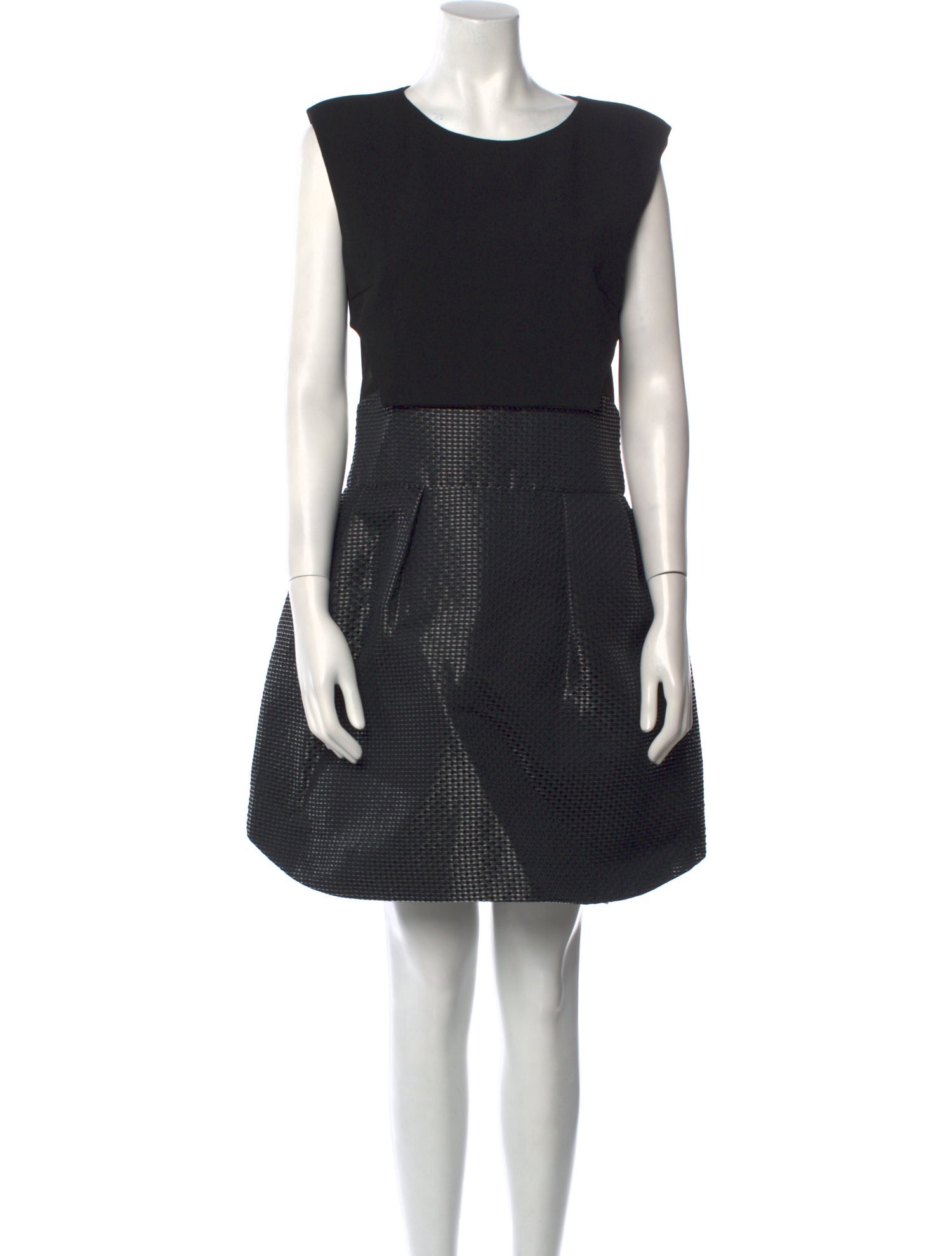 Maje Scoop Neck Mini Dress