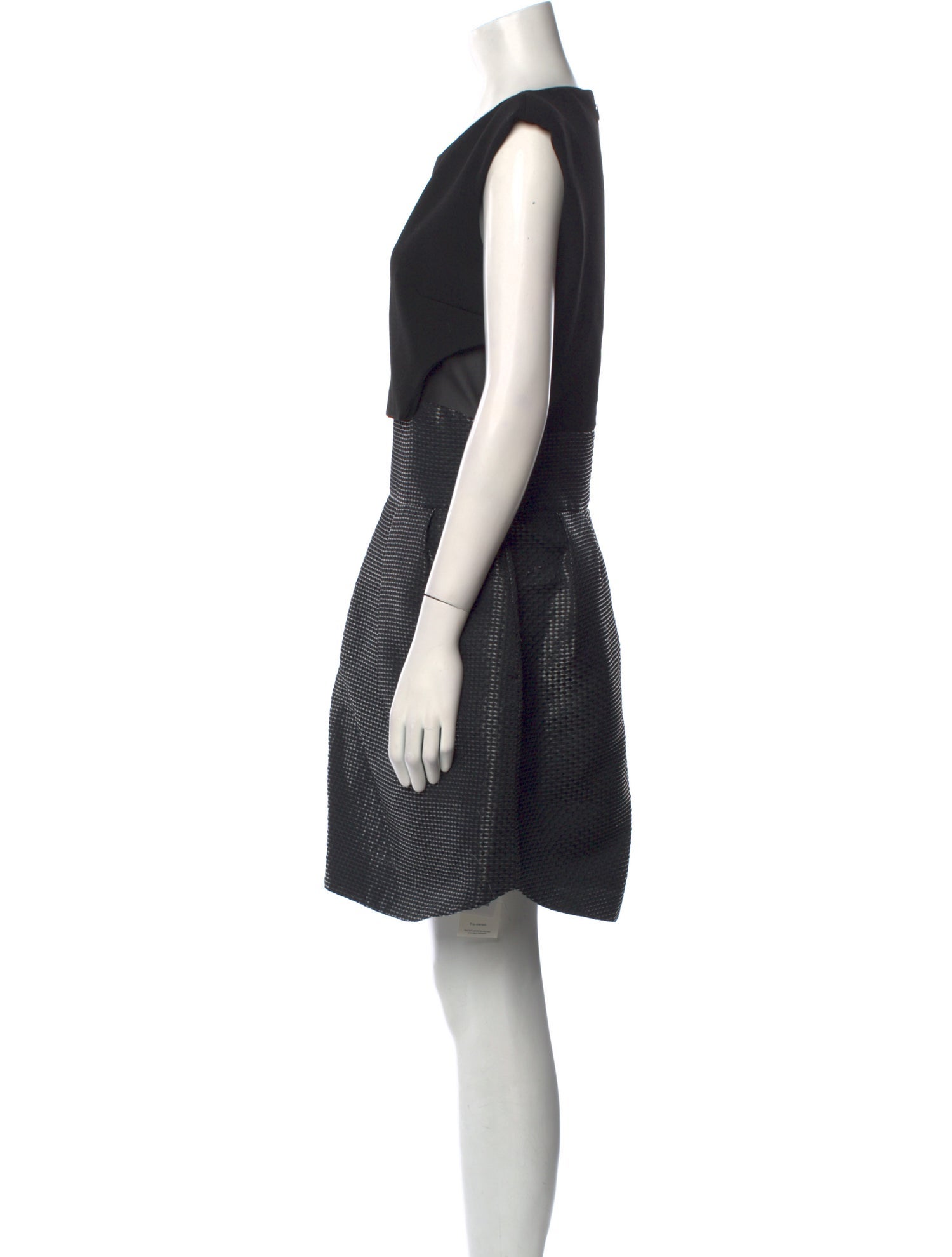 Maje Scoop Neck Mini Dress