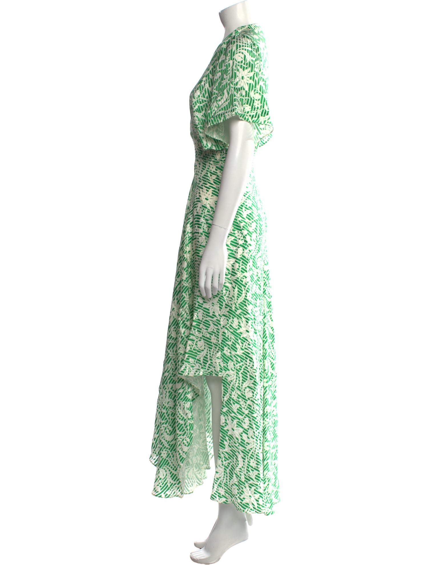 Maje Floral Print Long Dress