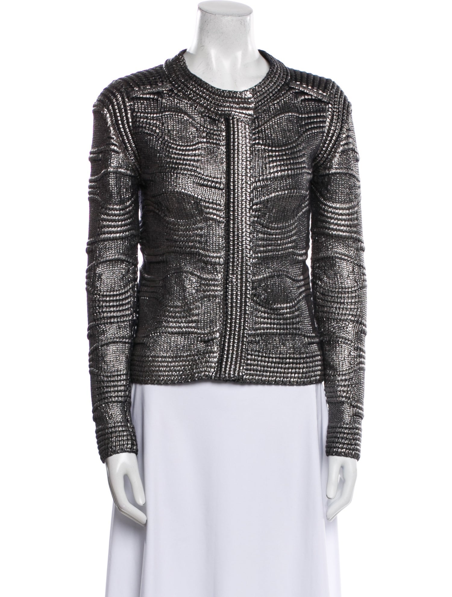 Maje Tweed Pattern Evening Jacket