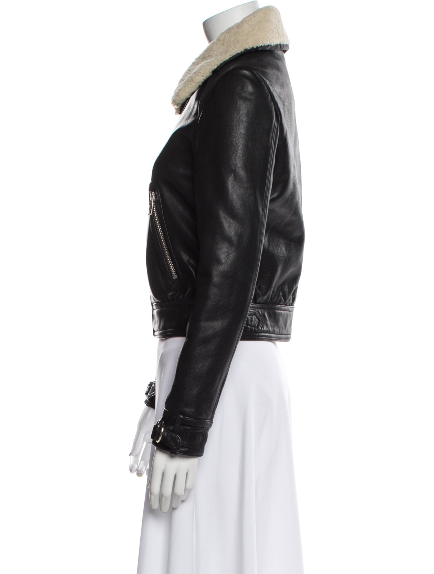 Maje Leather Biker Jacket