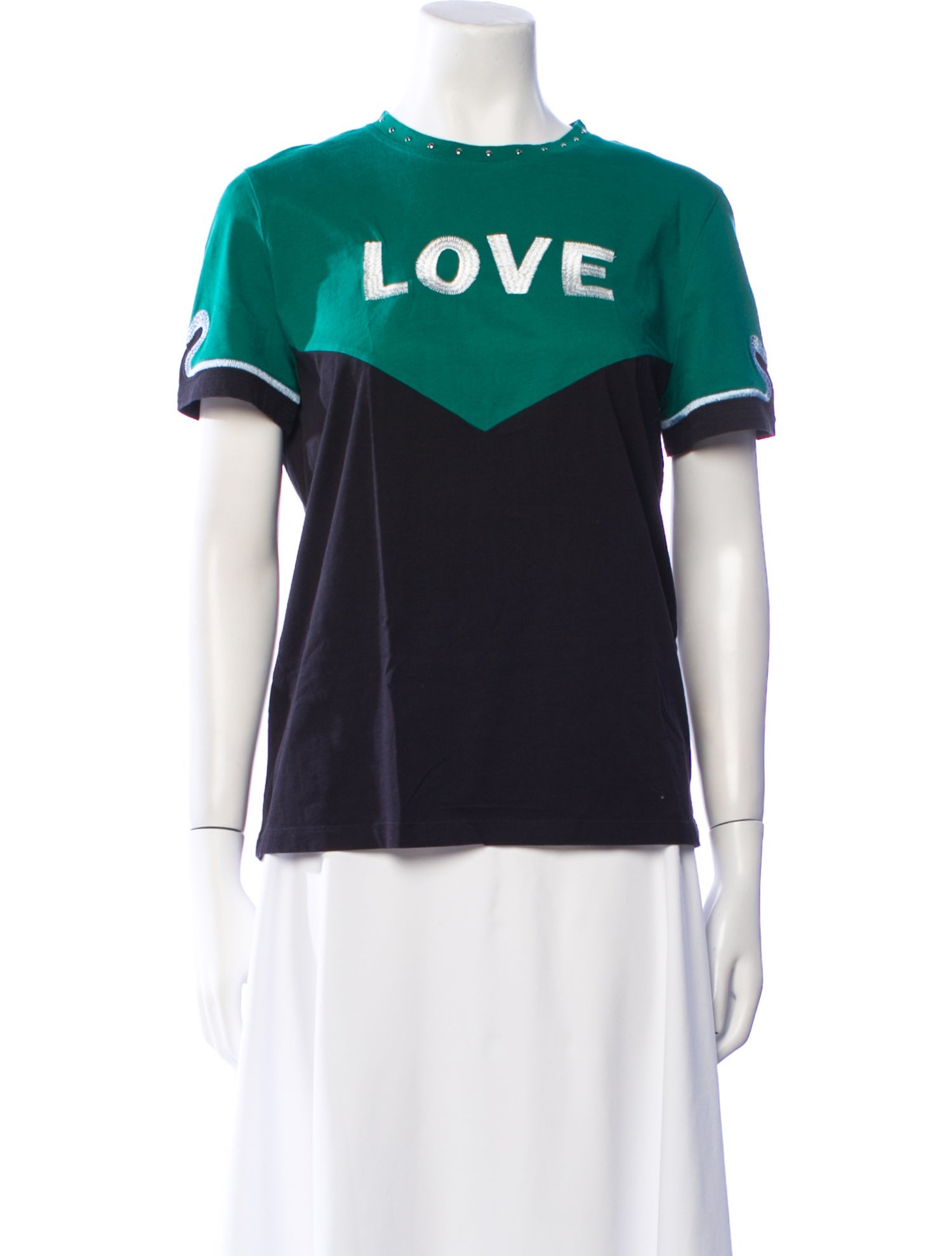 Maje Graphic Print Crew Neck T-Shirt