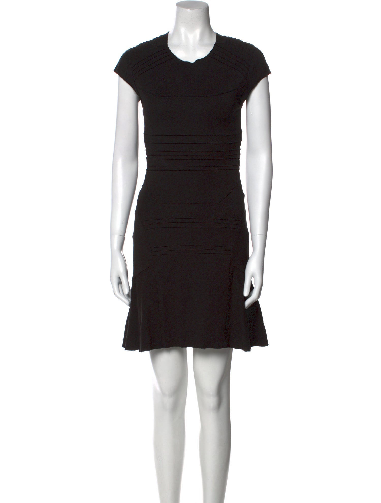 Maje Crew Neck Mini Dress