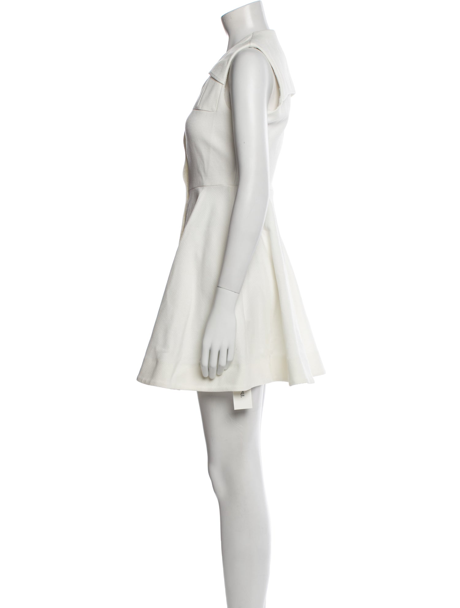 Maje Mock Neck Mini Dress