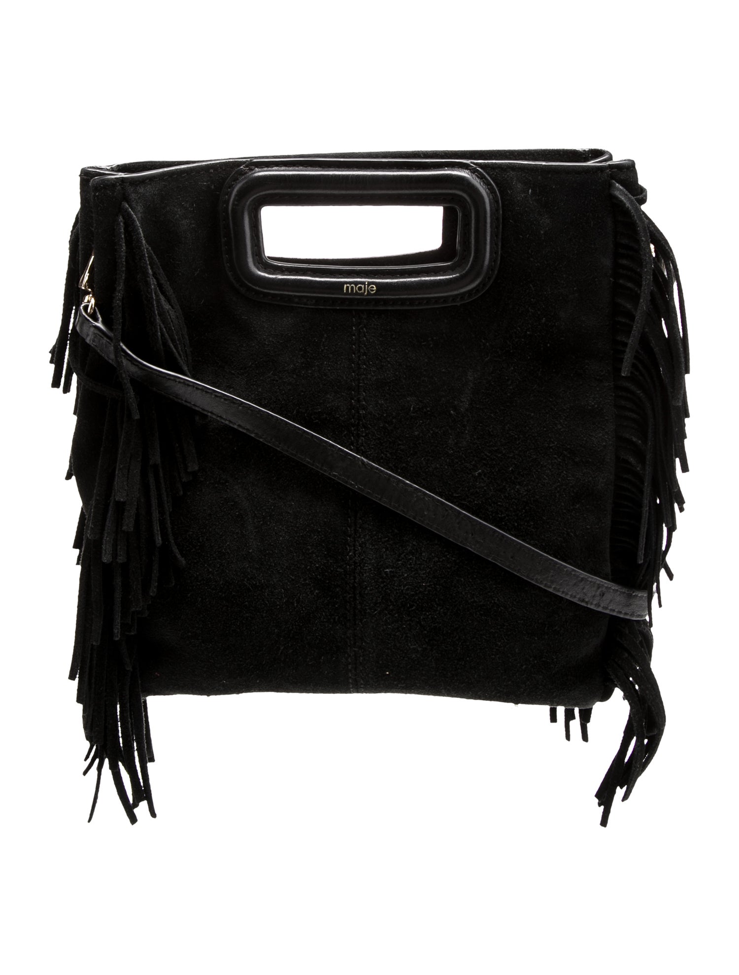 Maje Suede Crossbody Bag