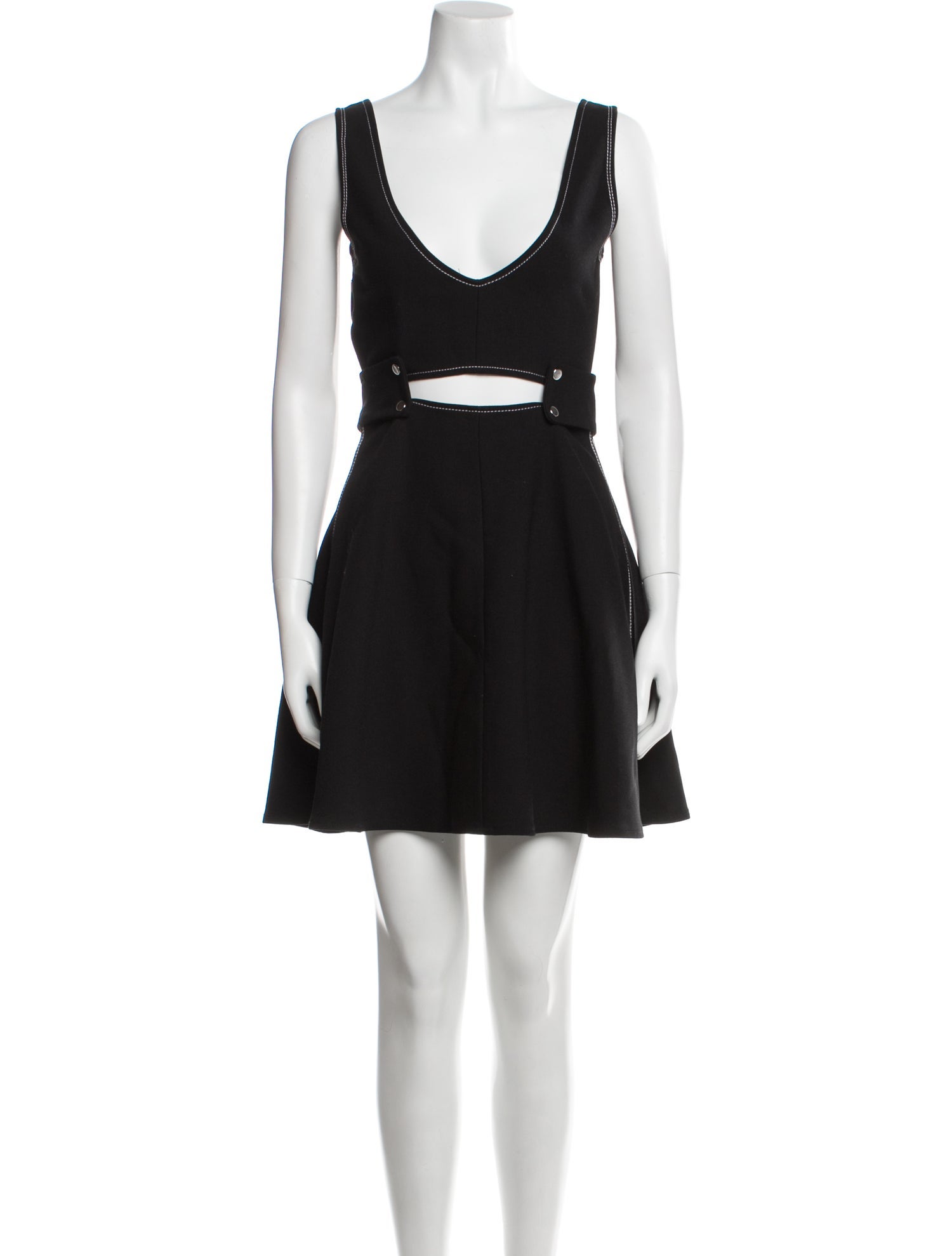 Maje V-Neck Mini Dress