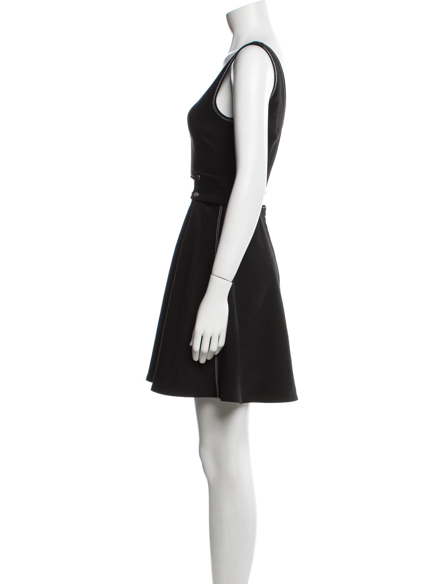 Maje V-Neck Mini Dress