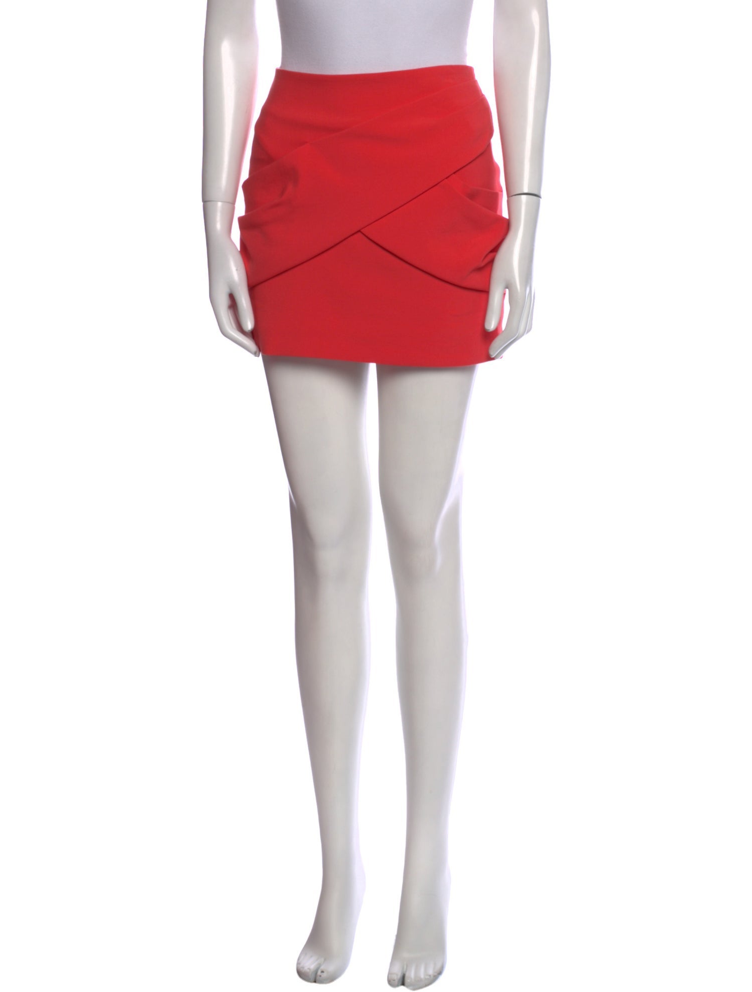 Maje Pleated Accents Mini Skirt