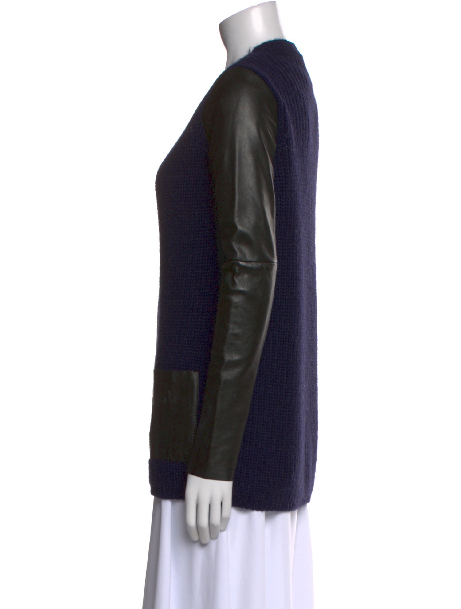 Maje Printed V-Neck Sweater