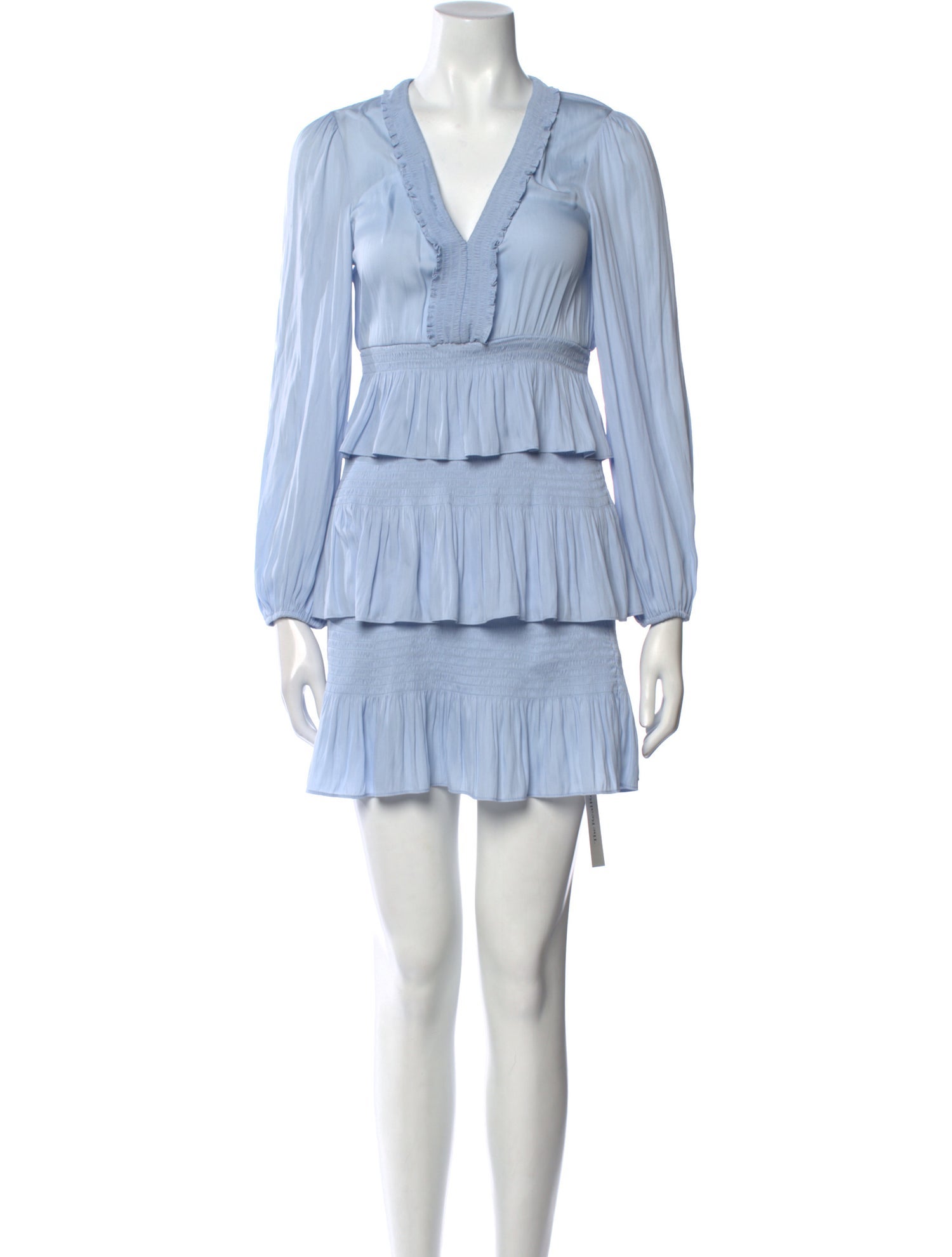 Maje V-Neck Mini Dress