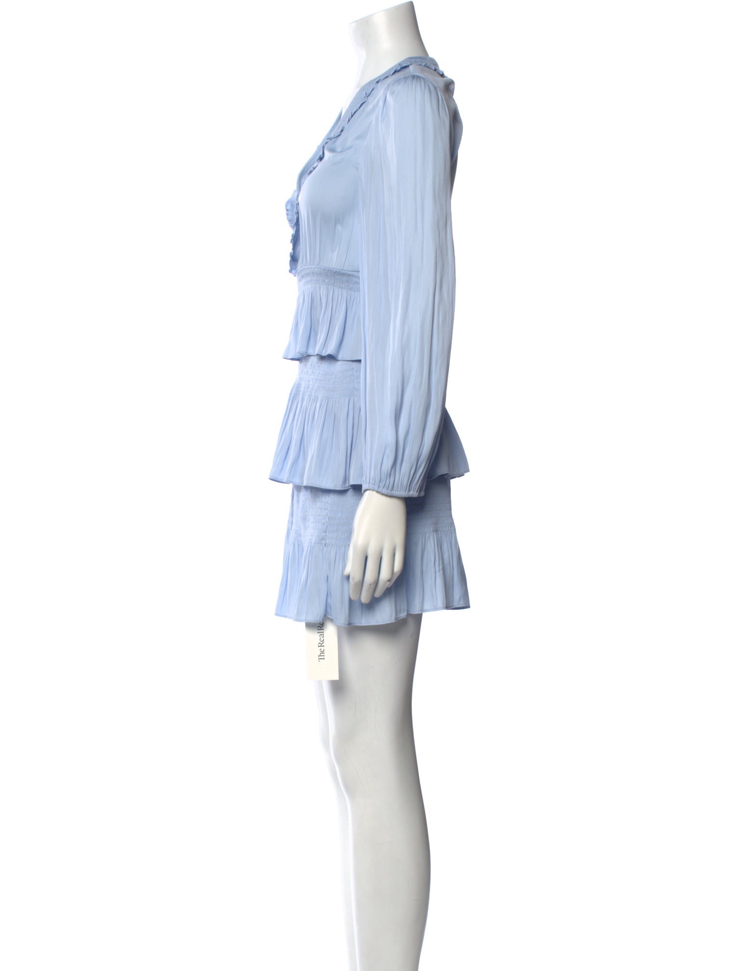 Maje V-Neck Mini Dress