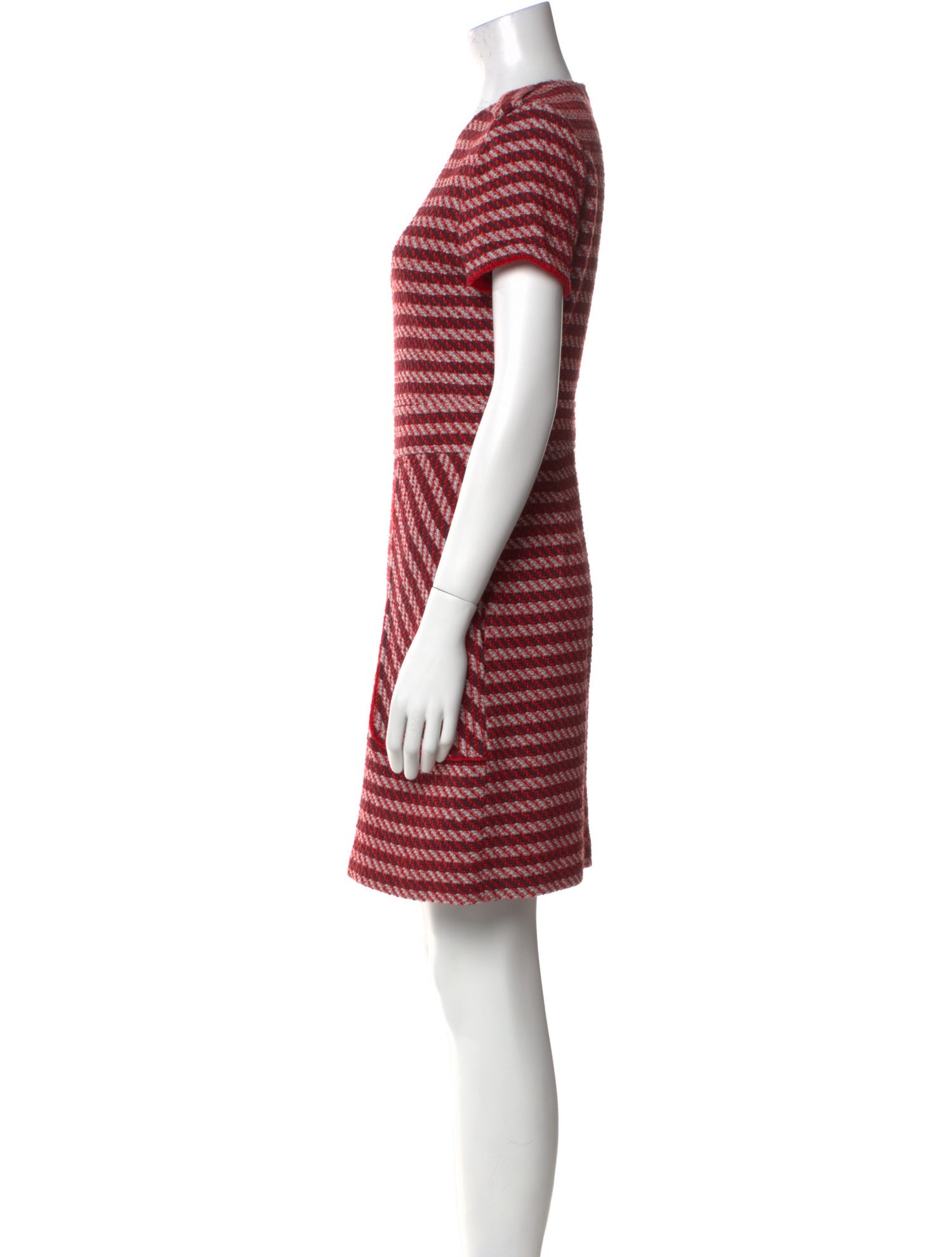 Maje Striped Mini Dress