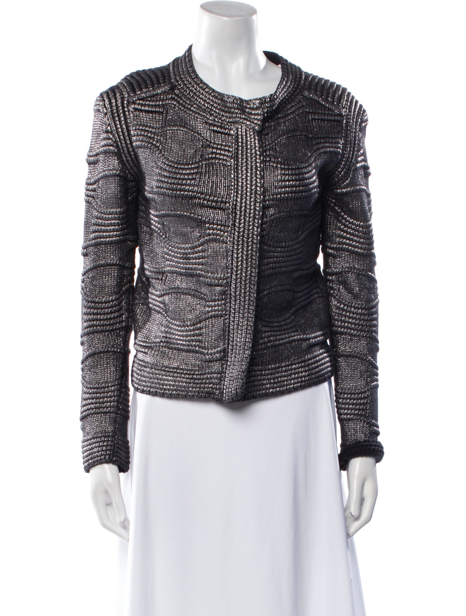 Maje Tweed Pattern Evening Jacket