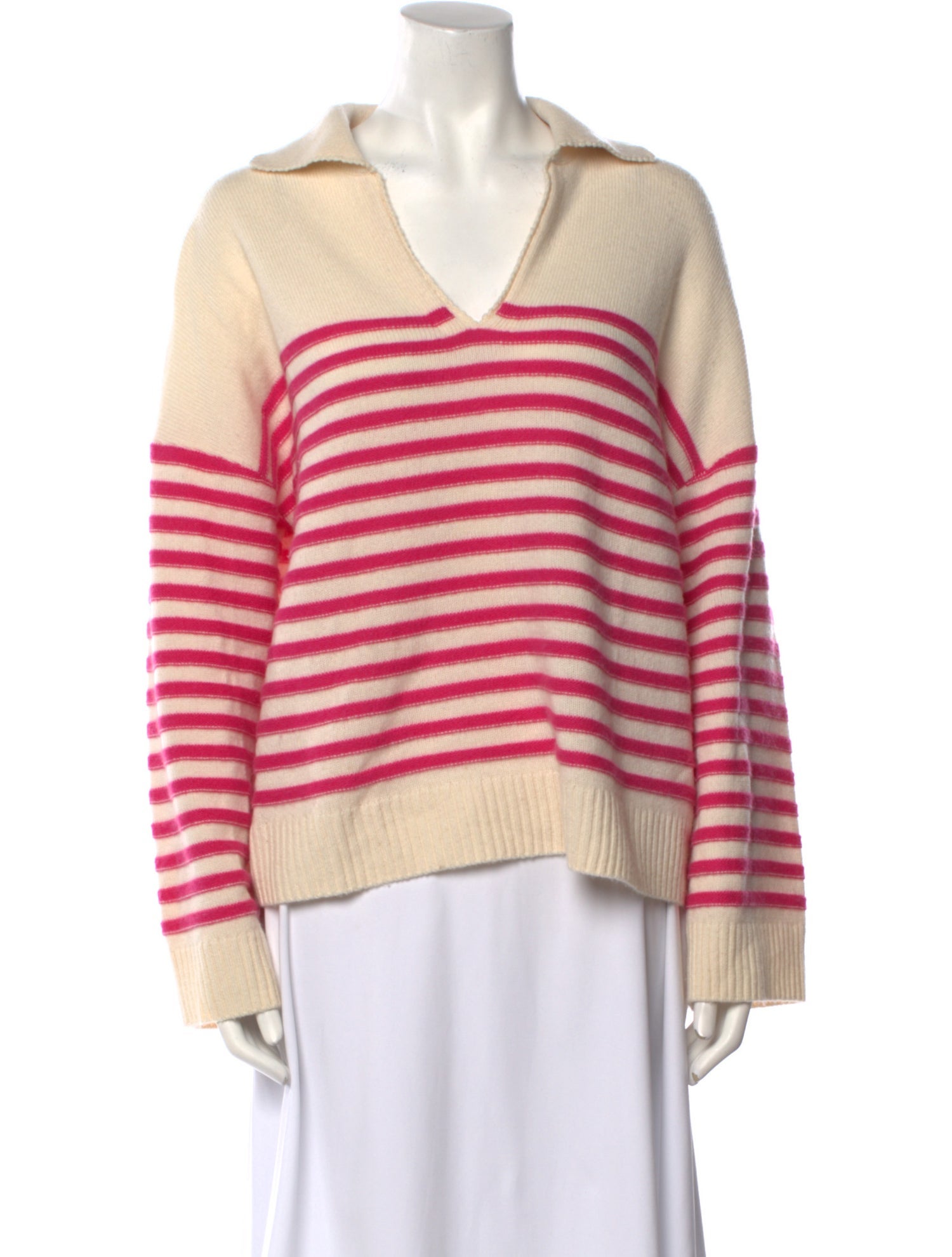 Maje Cashmere Striped Sweater