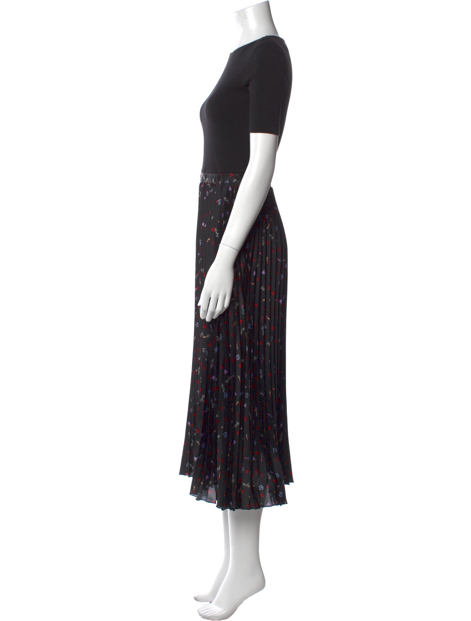 Maje Floral Print Long Dress