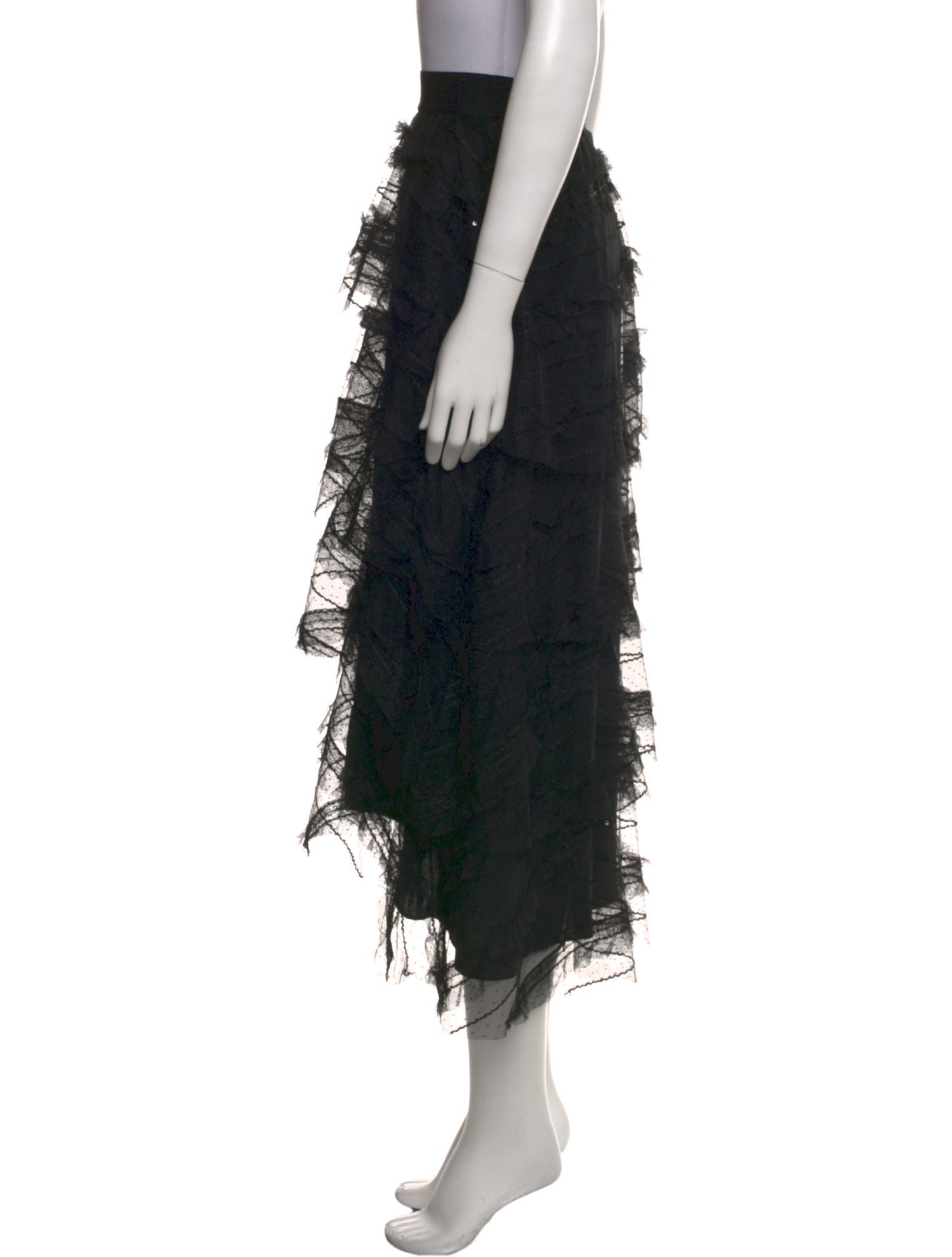 Maje Lace Pattern Midi Length Skirt w/ Tags