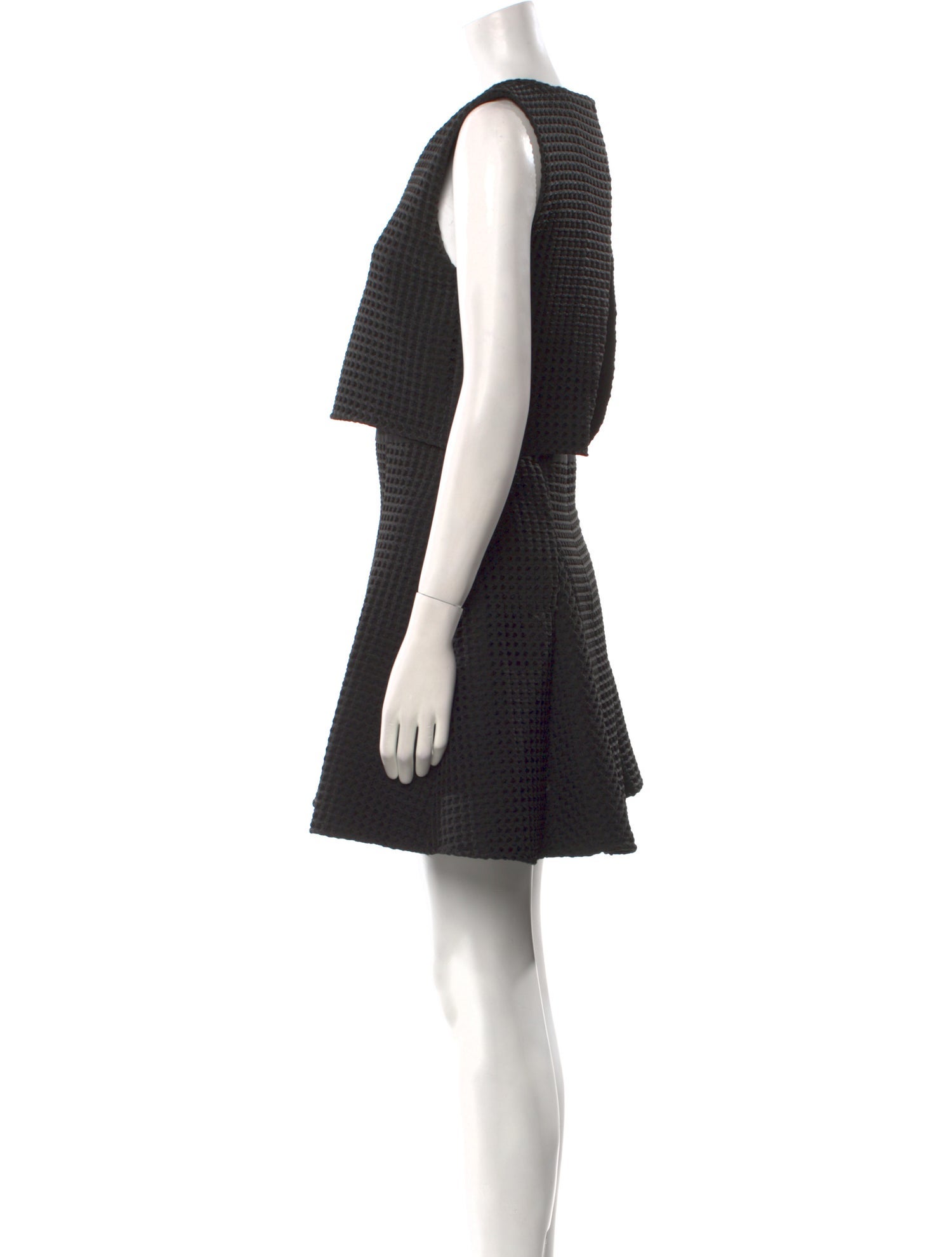 Maje Crew Neck Mini Dress