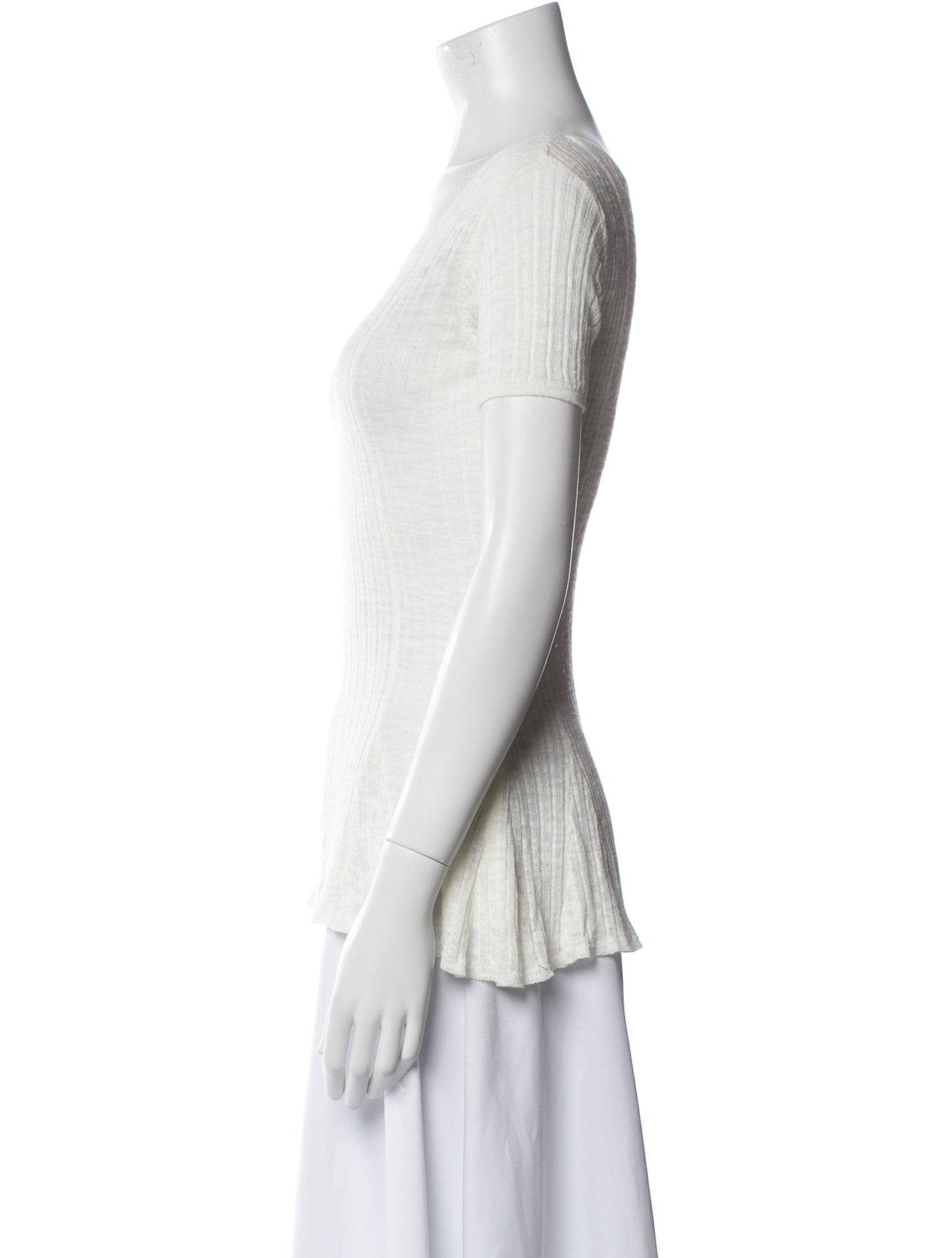 Maje Scoop Neck Short Sleeve T-Shirt