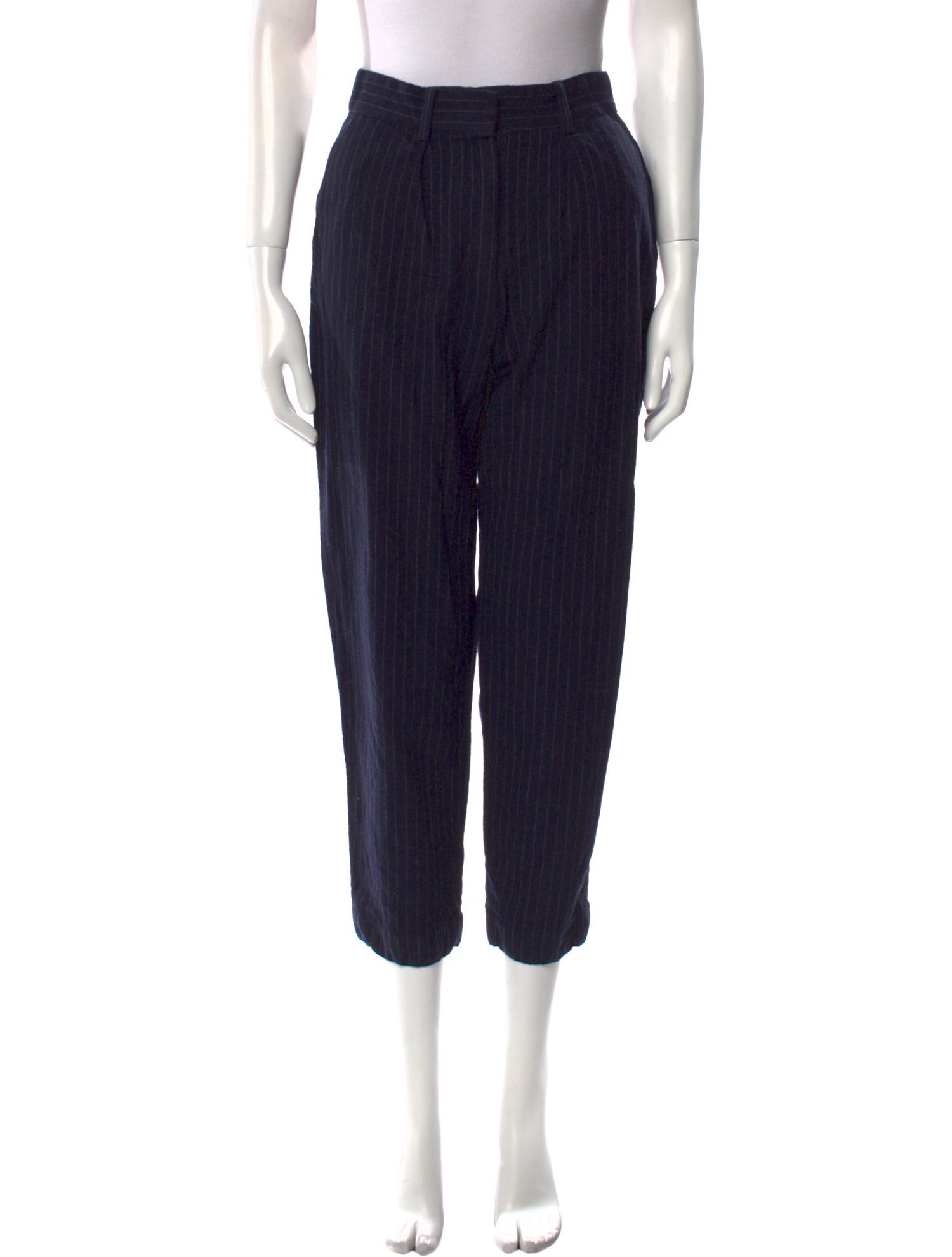 Maje Virgin Wool Straight Leg Pants