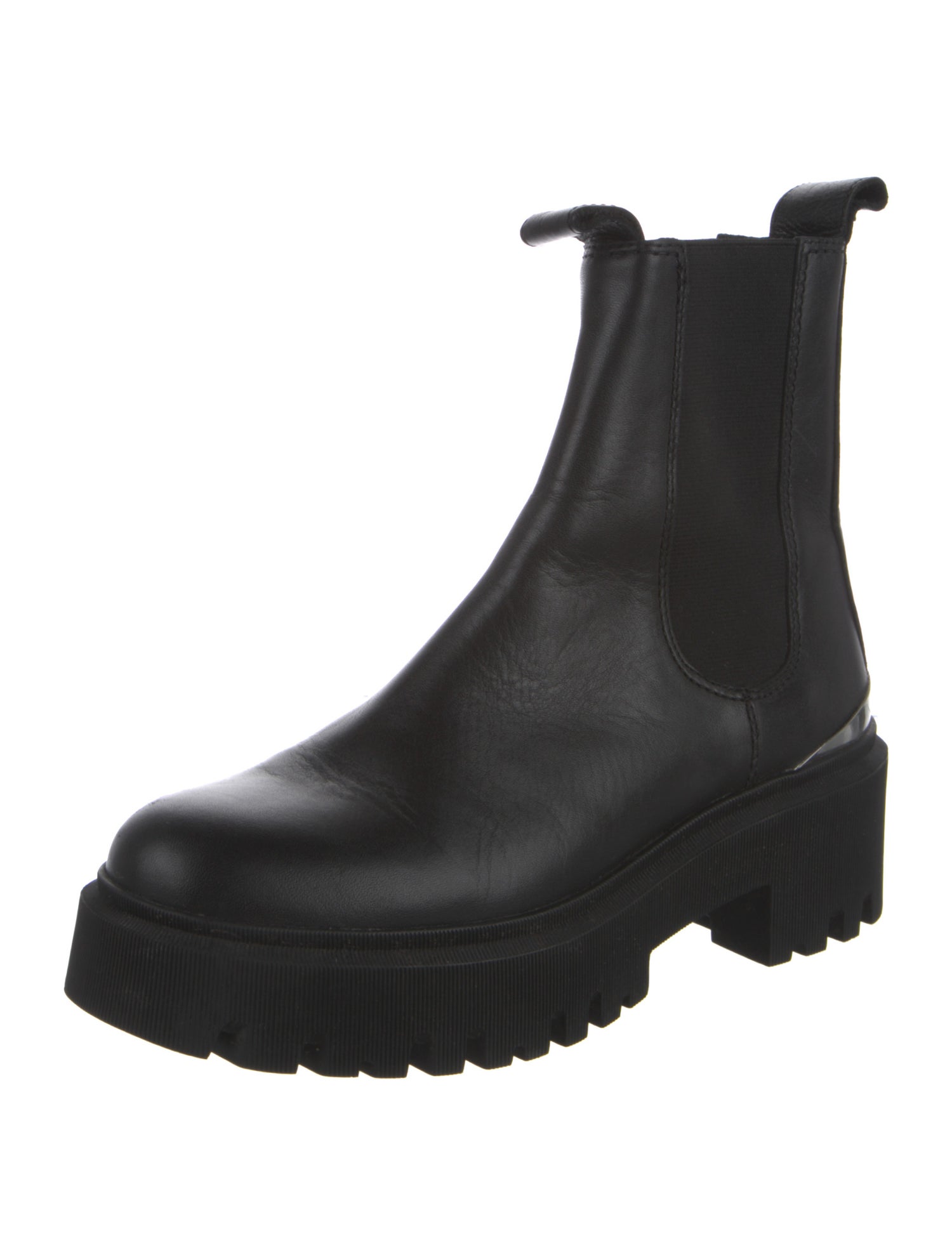 Maje Leather Chelsea Boots