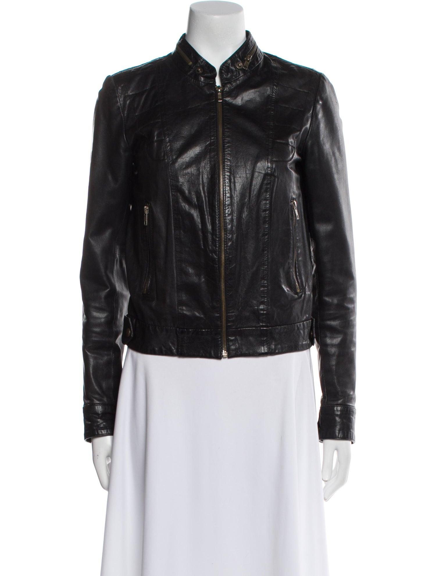 Maje Leather Biker Jacket