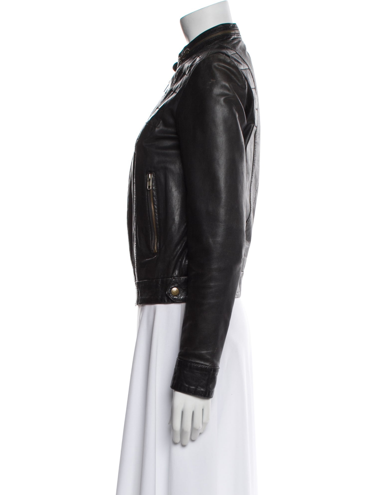 Maje Leather Biker Jacket