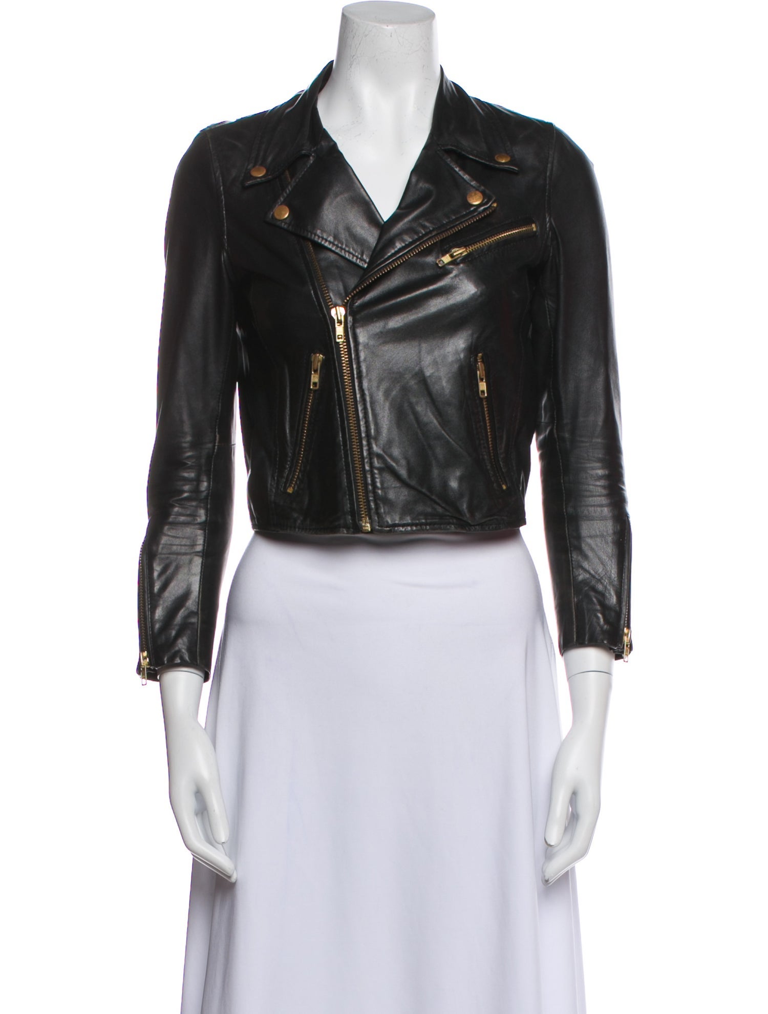 Maje Leather Biker Jacket