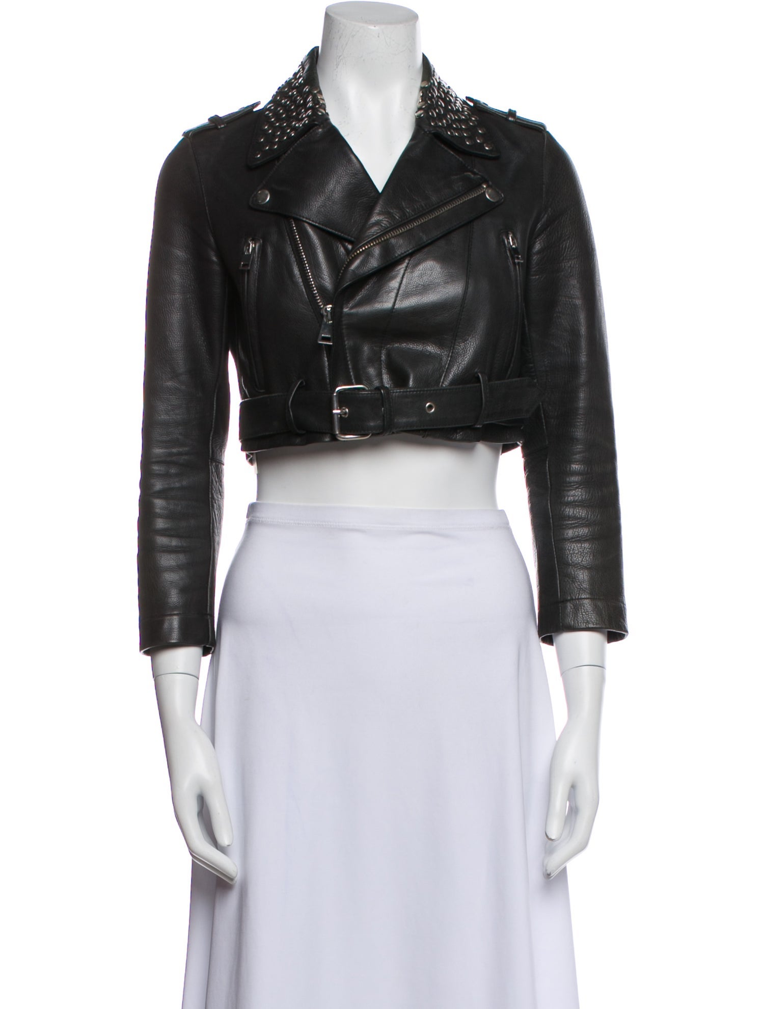 Maje Leather Biker Jacket