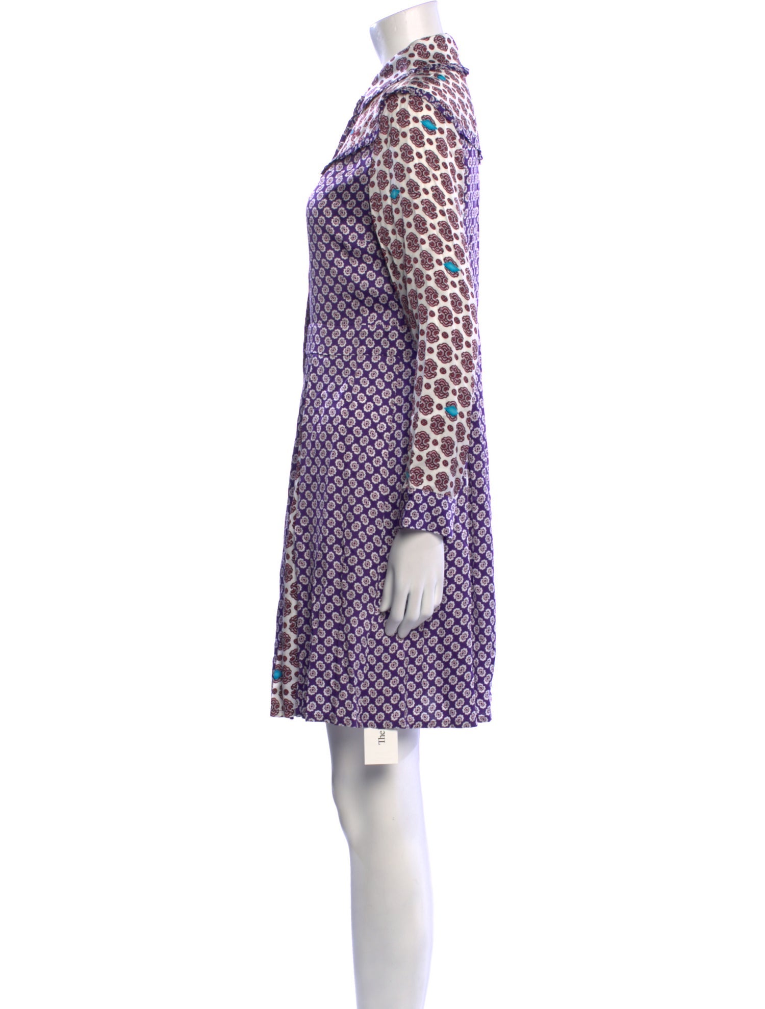 Maje Printed Mini Dress