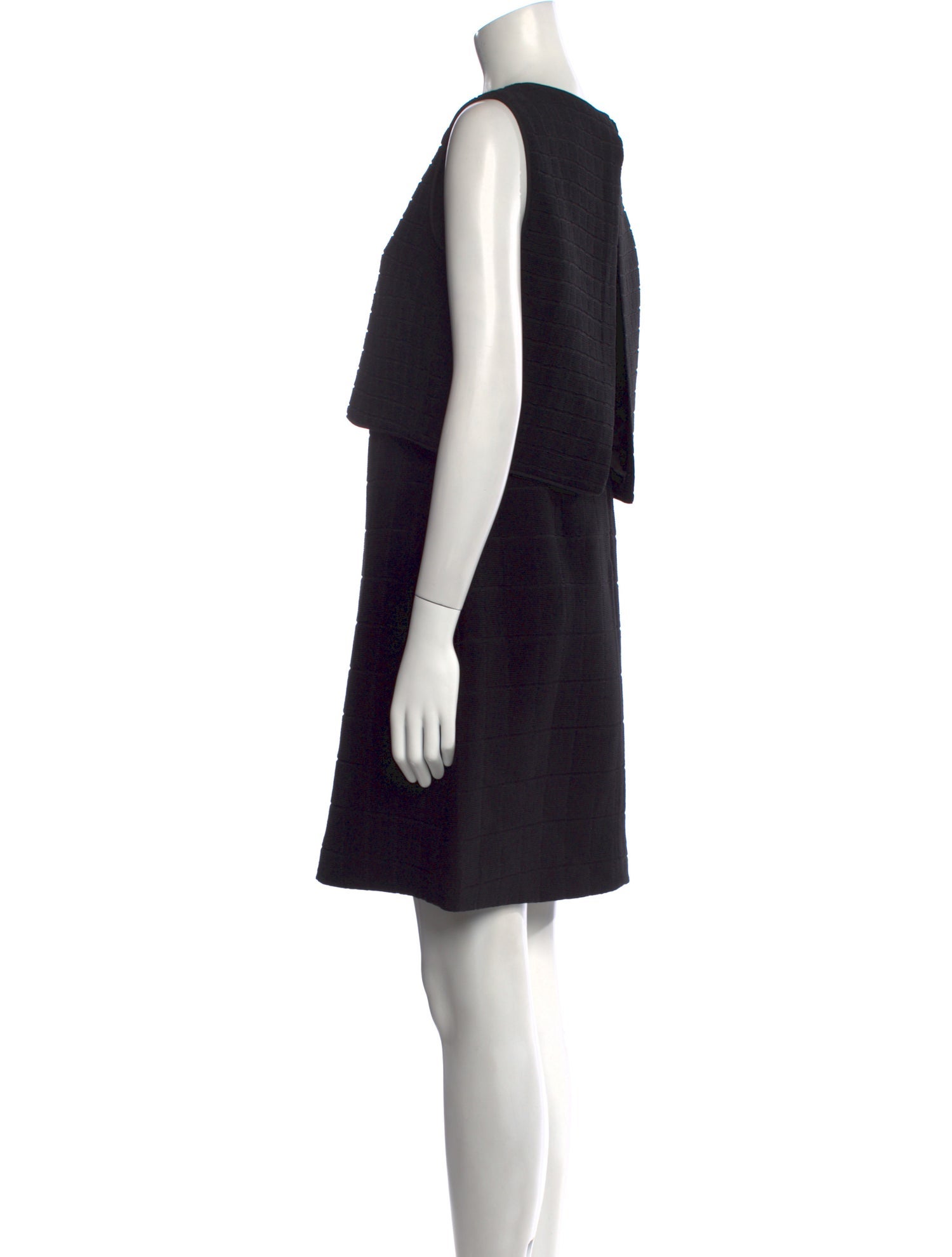 Maje Bateau Neckline Mini Dress