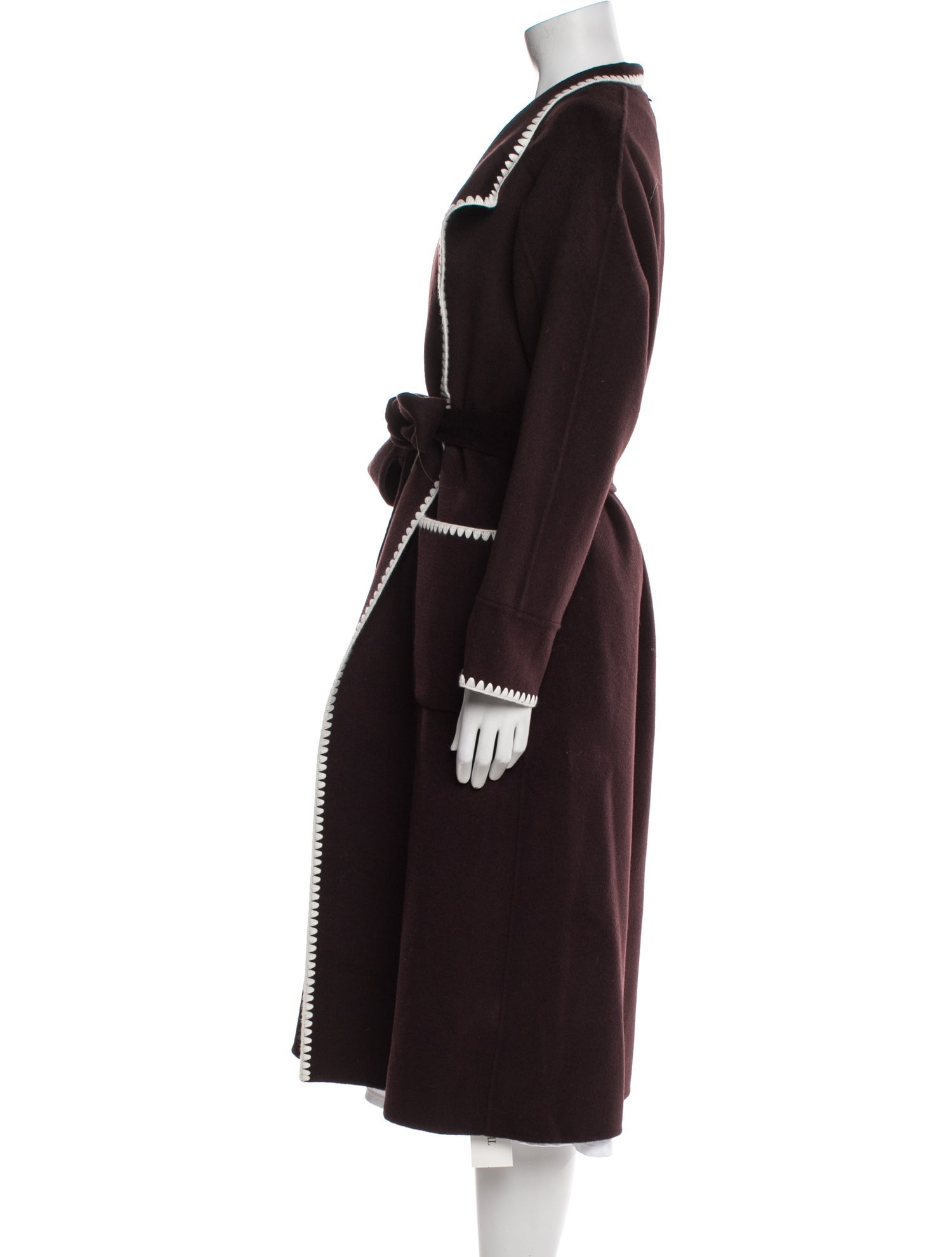 Maje Wool Trench Coat