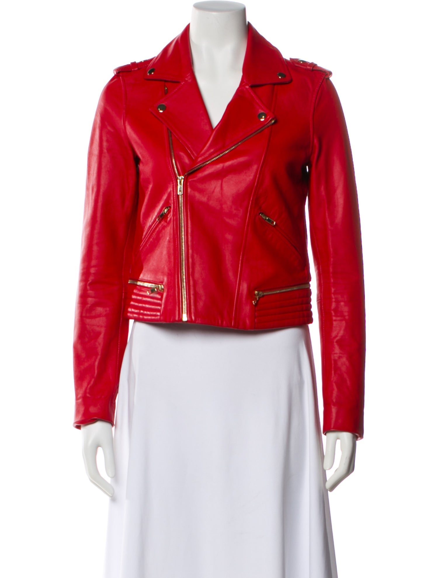 Maje Leather Biker Jacket