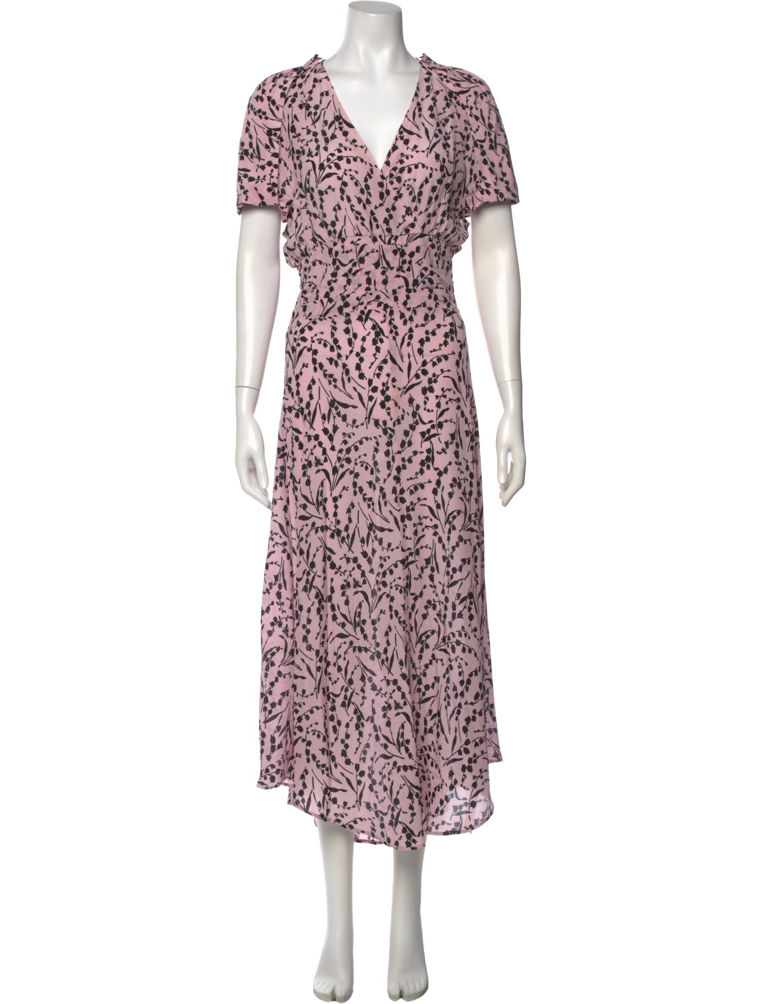 Maje Silk Long Dress