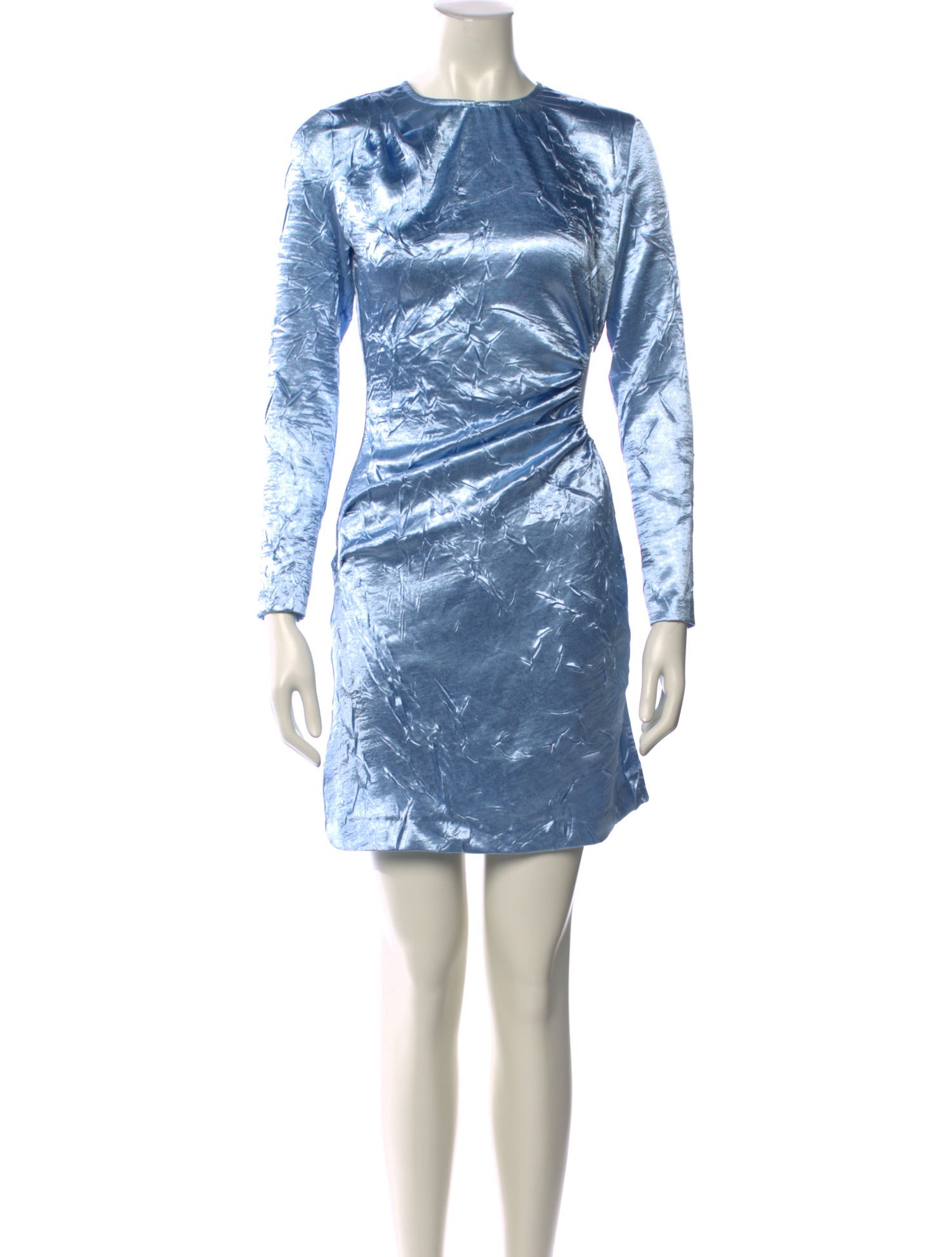 Maje Crew Neck Mini Dress