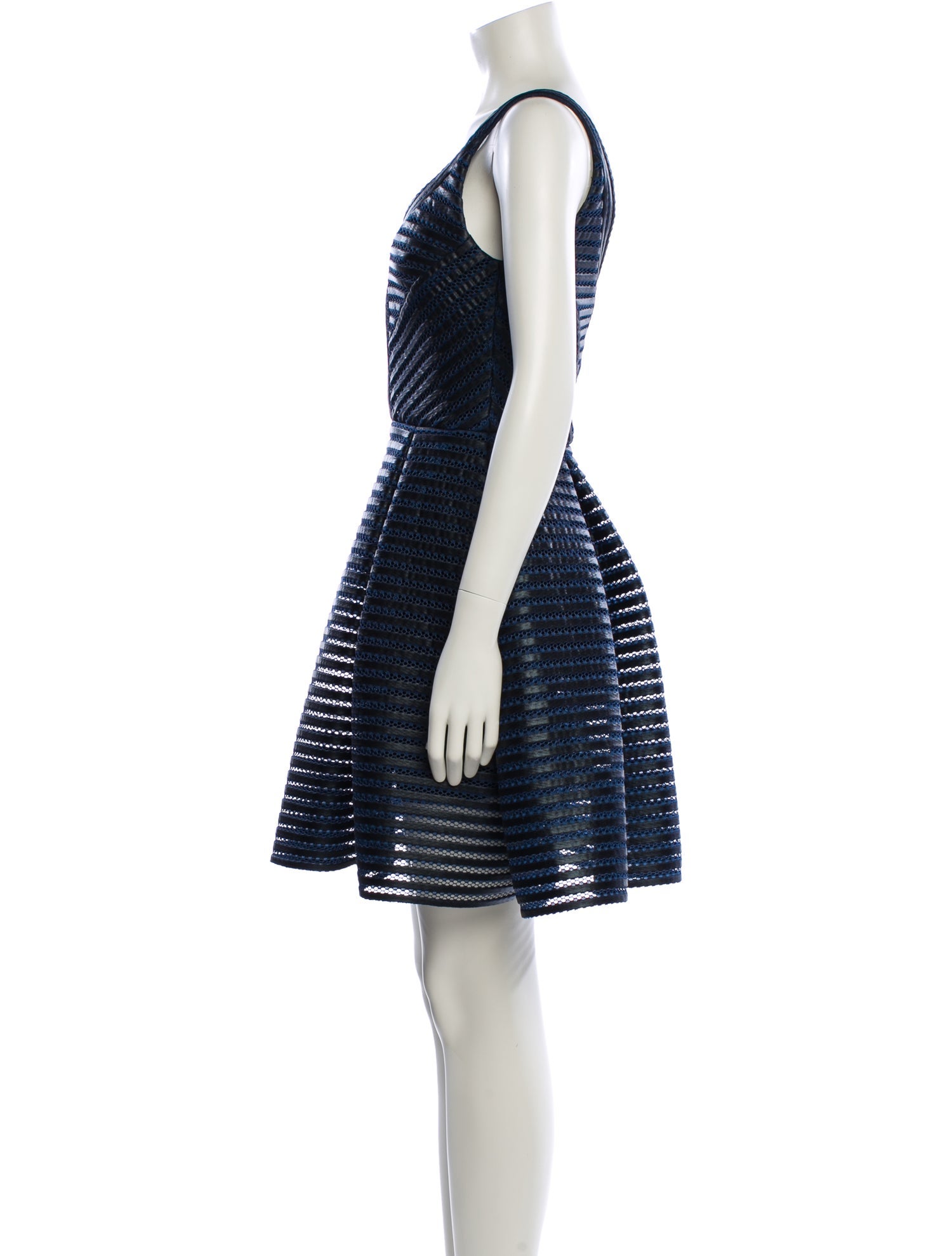 Maje Striped Mini Dress