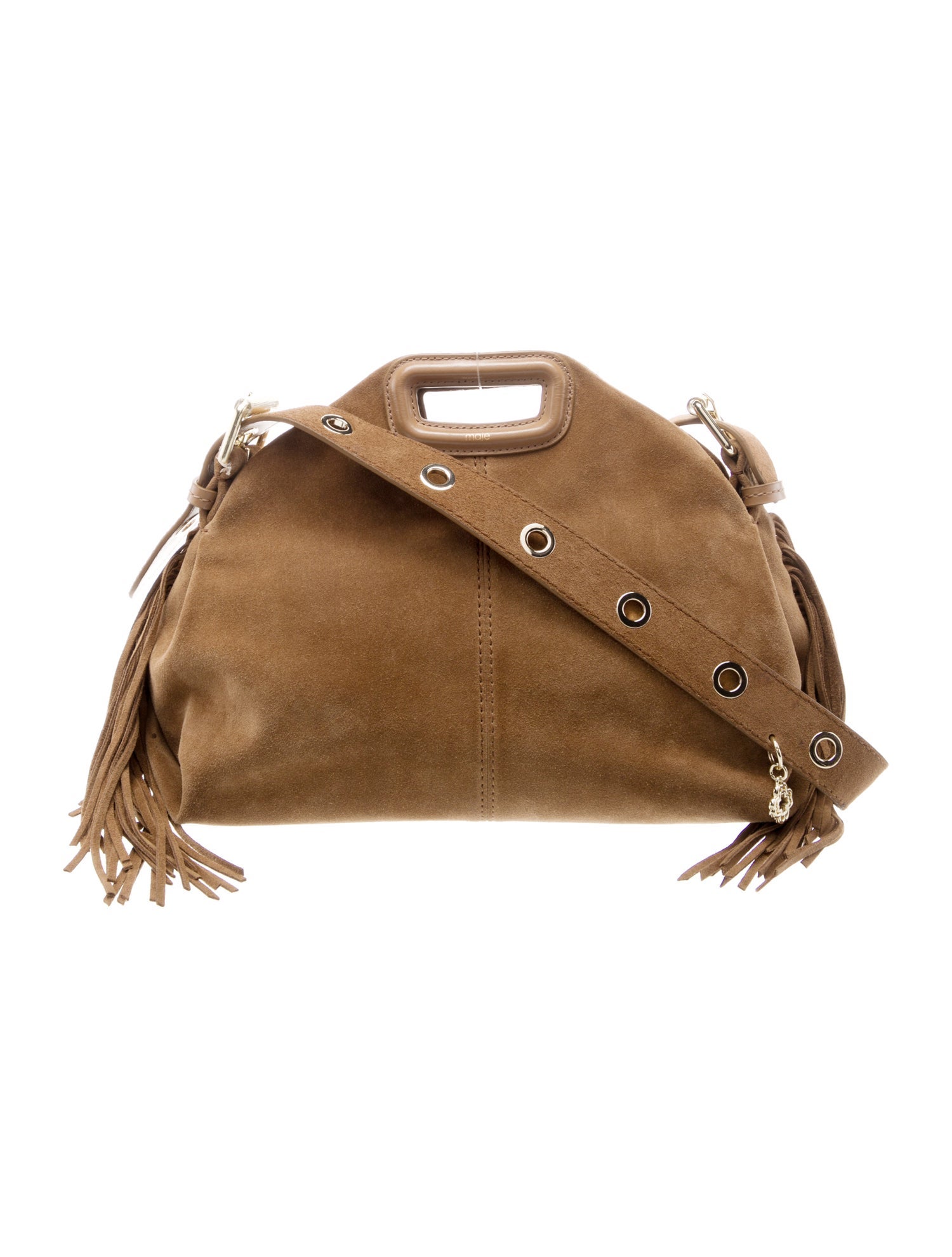 Maje Suede Crossbody Bag