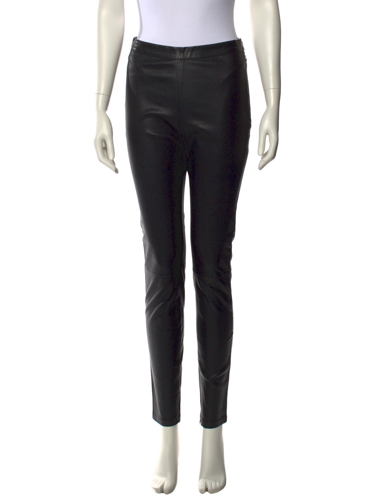 Maje Leather Skinny Leg Pants