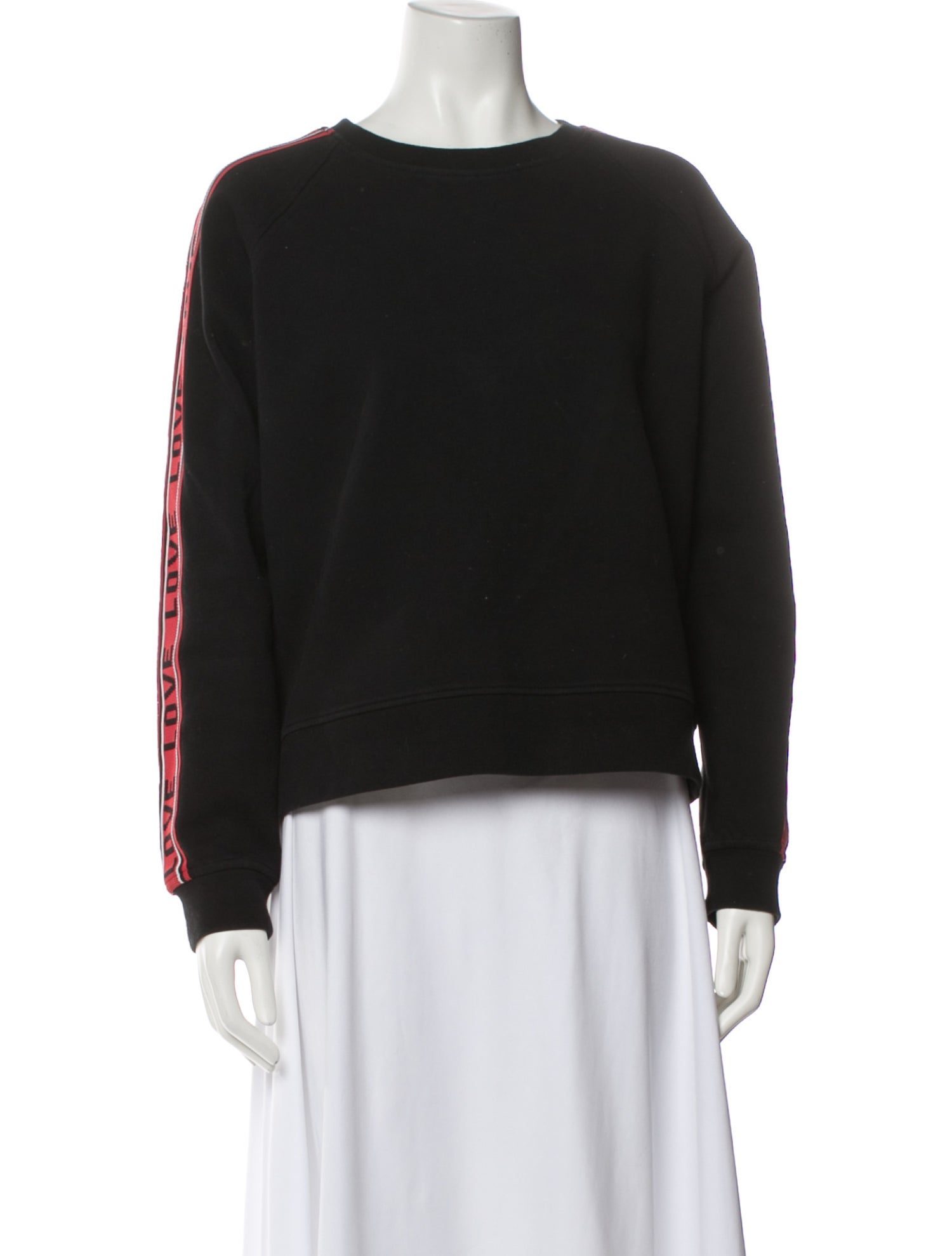 Maje Silk Crew Neck Sweater