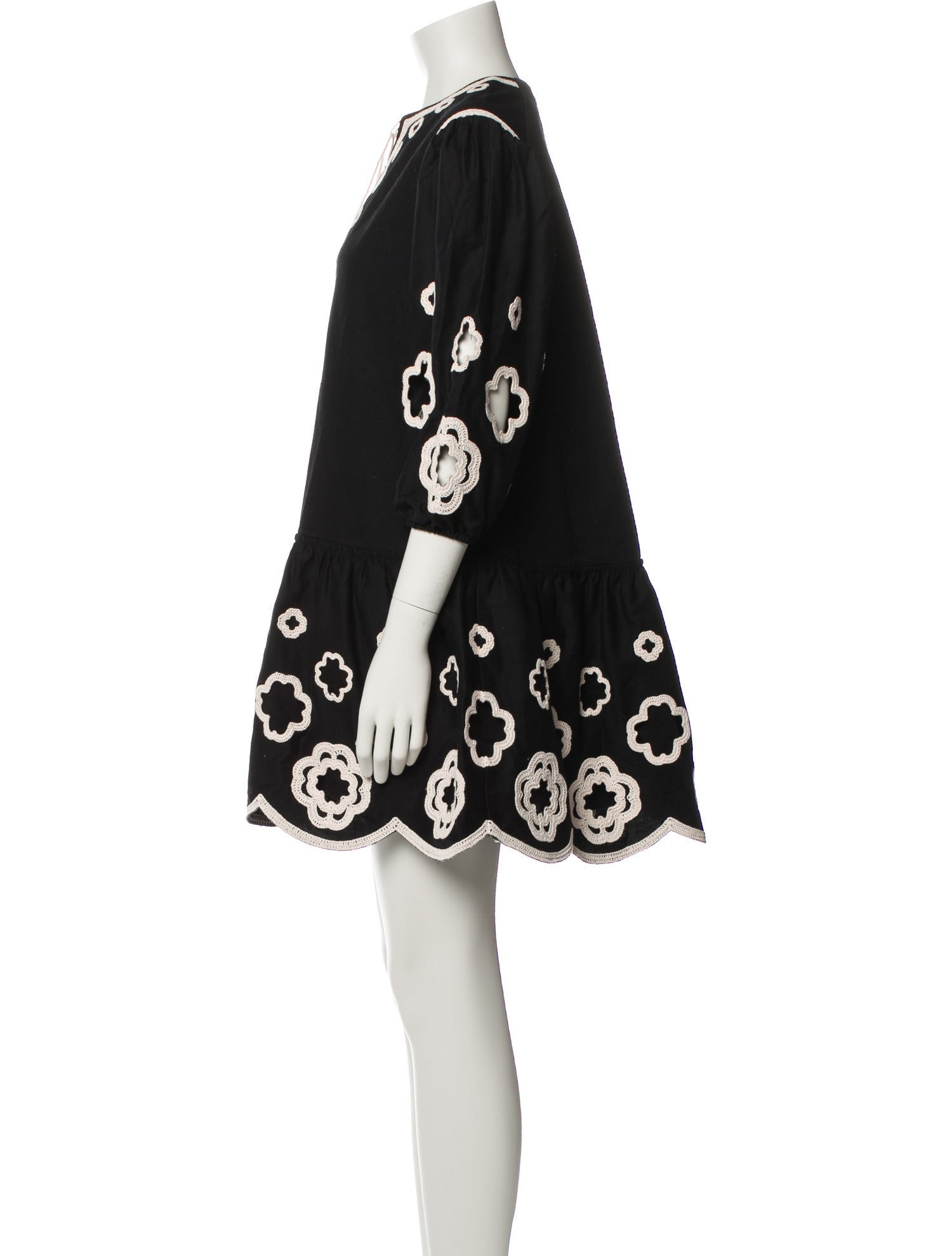 Maje Floral Print Mini Dress